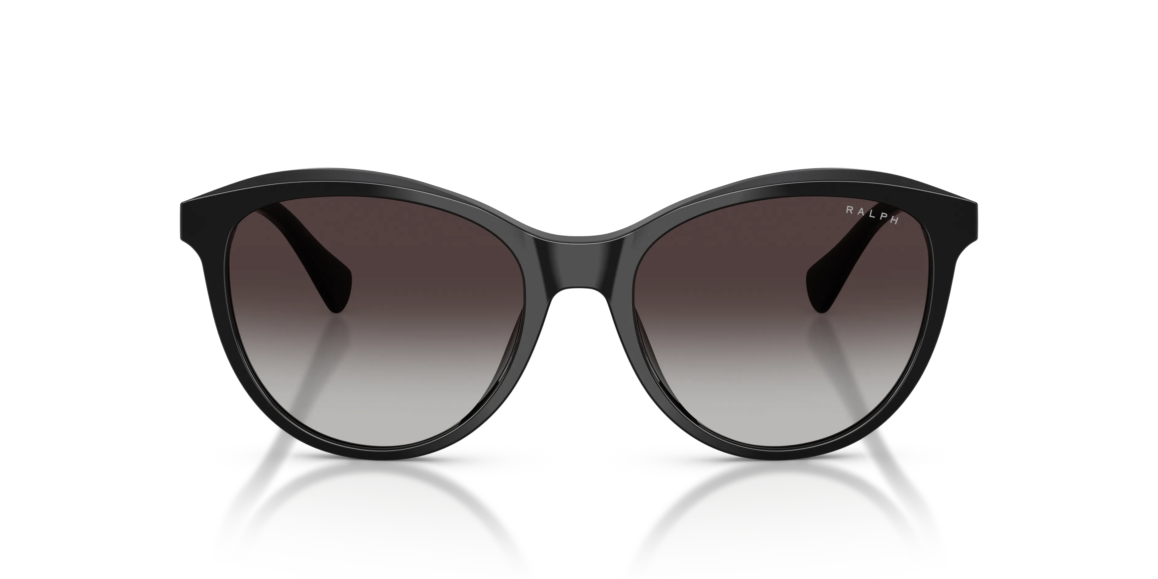 Ralph Lauren RA5336U 50018G Occhiali da sole Acetato Nero Grigio Rotonda Normale Sfumato - immagine 3