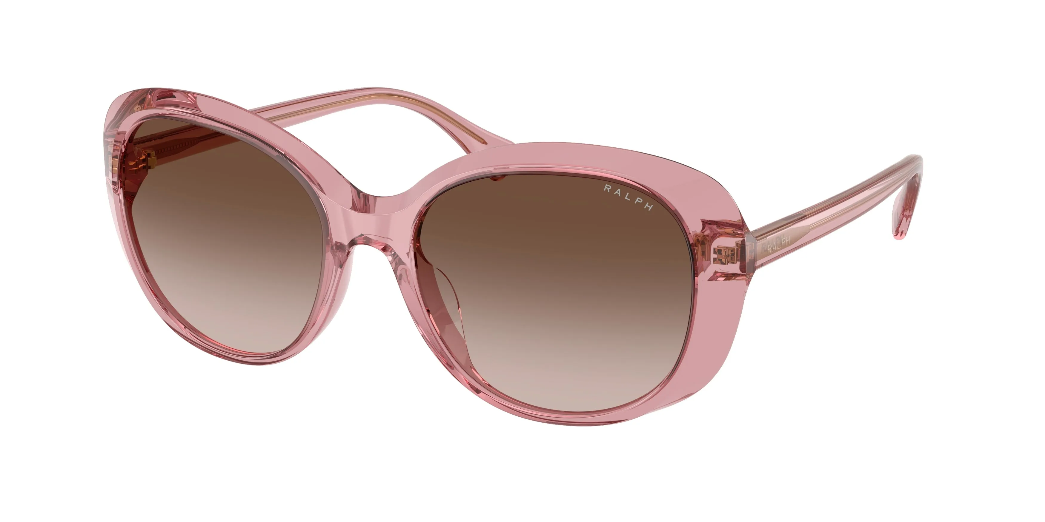 Ralph Lauren RA5335U 611813 Occhiali da sole Acetato Viola Marrone Rotonda Normale Sfumato - immagine 1