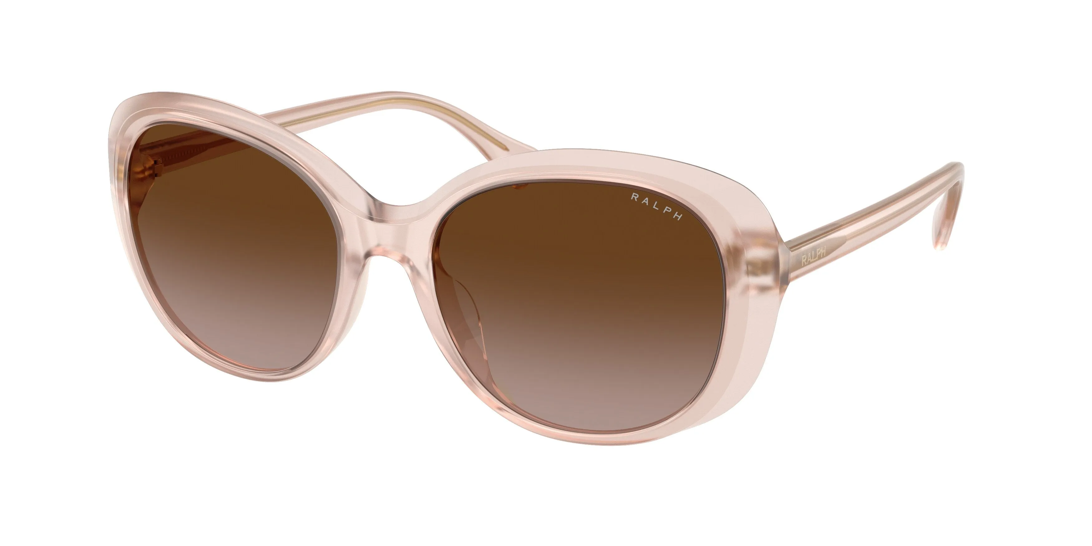 Ralph Lauren RA5335U 600913 Occhiali da sole Acetato Rosa Marrone Rotonda Normale Sfumato - immagine 1