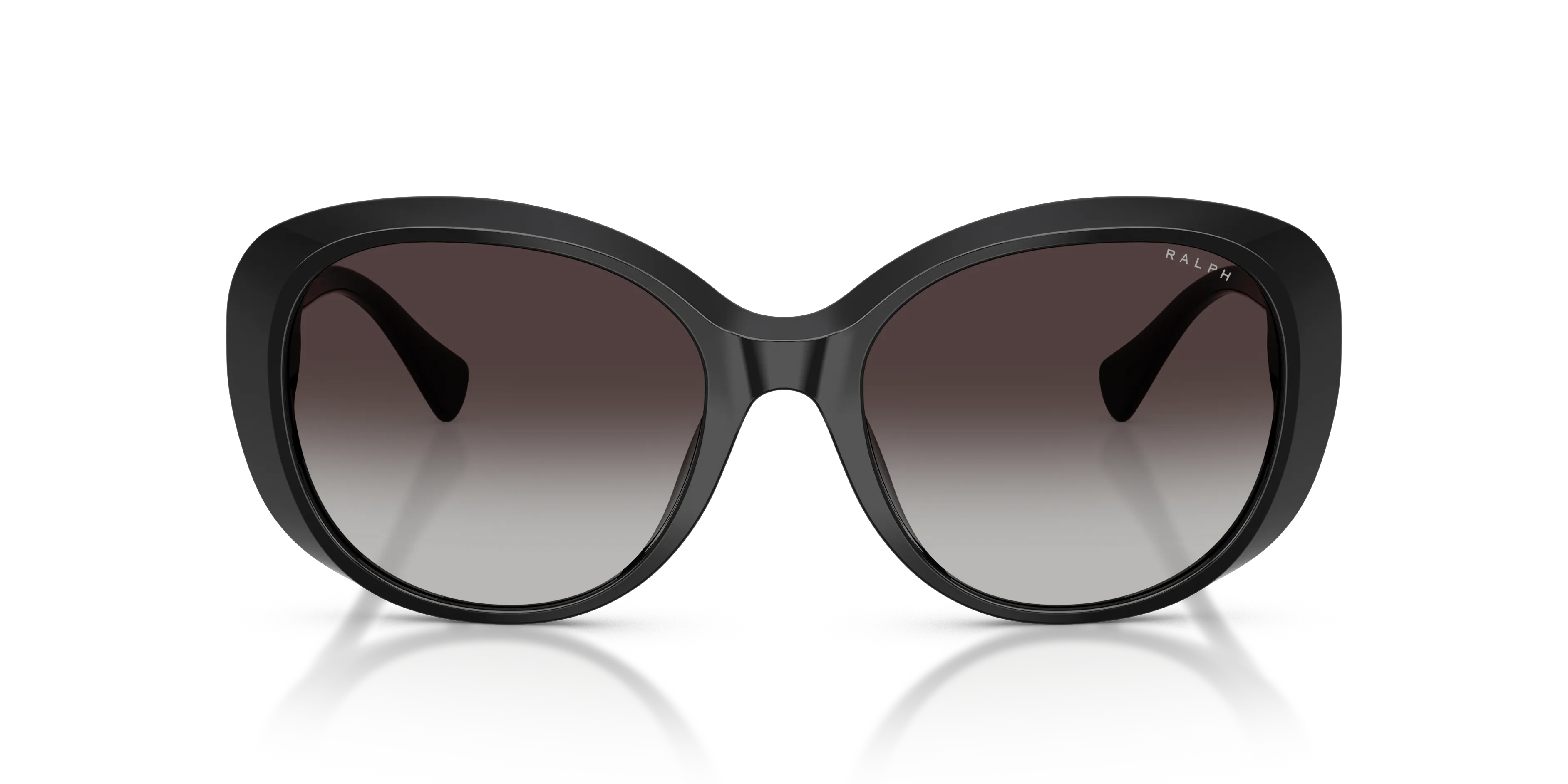 Ralph Lauren RA5335U 50018G Occhiali da sole Acetato Nero Grigio Rotonda Normale Sfumato - immagine 3