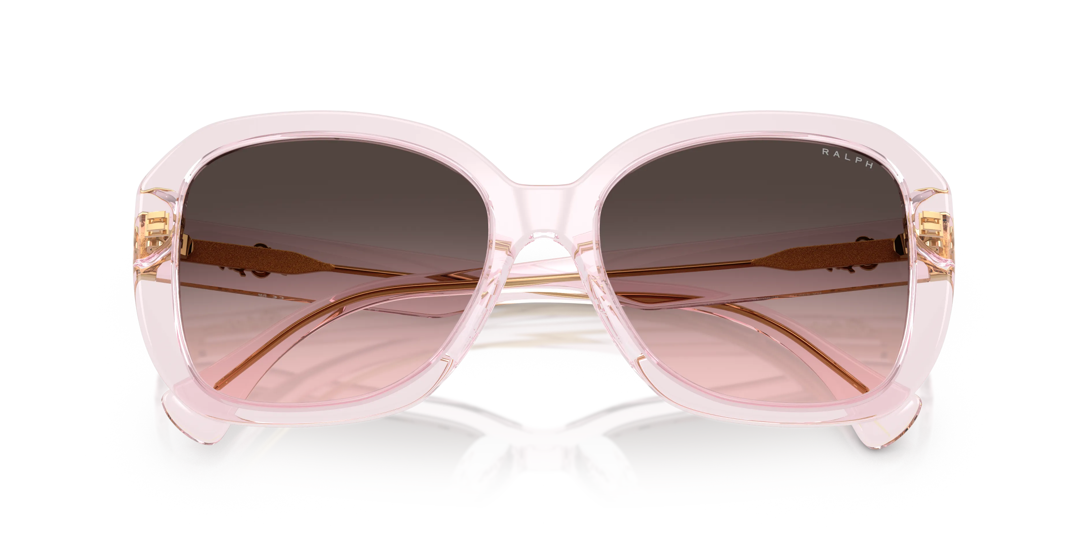 Ralph Lauren RA5321U 629046 Occhiali da sole Acetato Rosa Rosa Squadrata Normale Sfumato - immagine 2