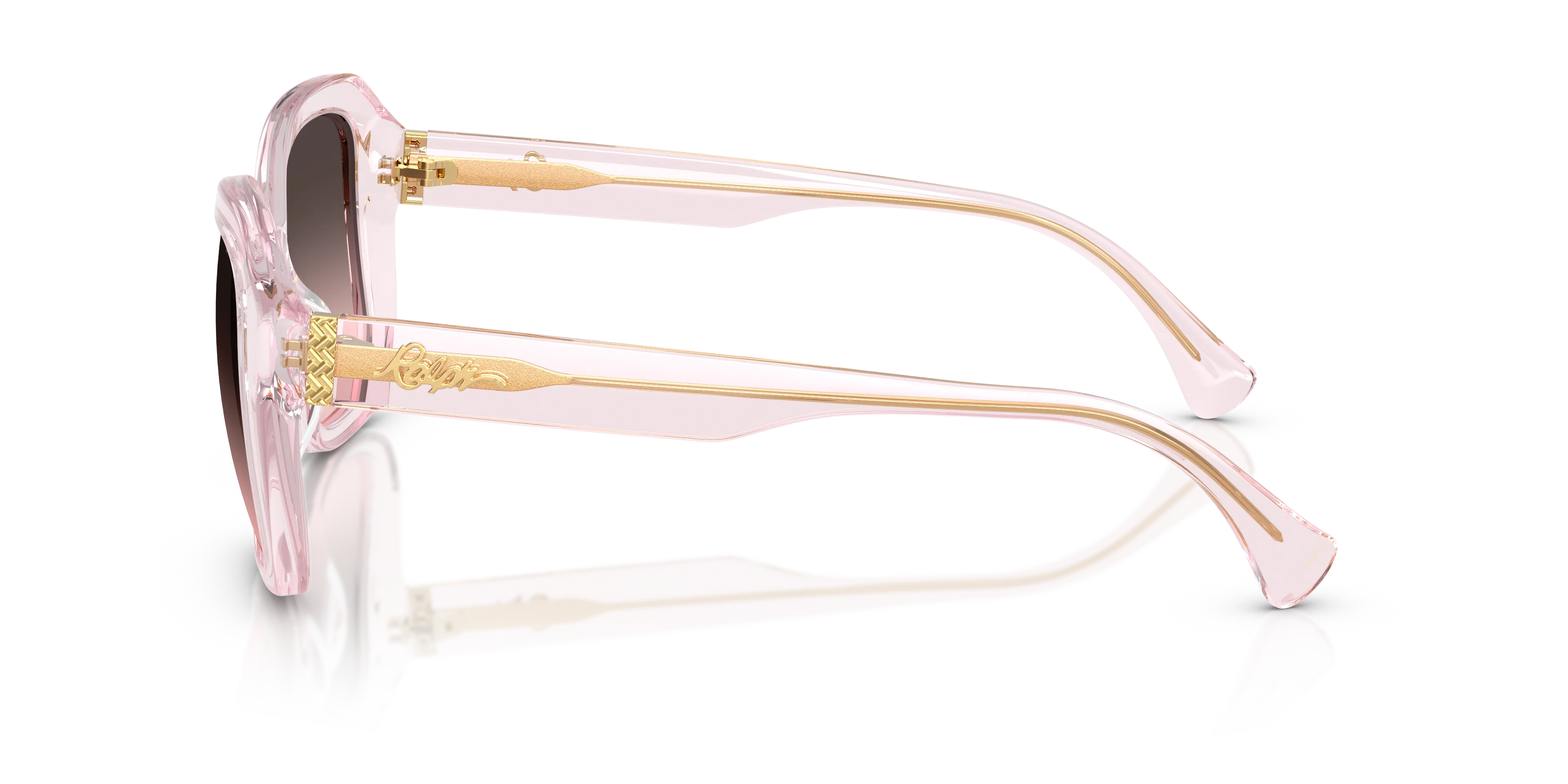 Ralph Lauren RA5321U 629046 Occhiali da sole Acetato Rosa Rosa Squadrata Normale Sfumato - immagine 4