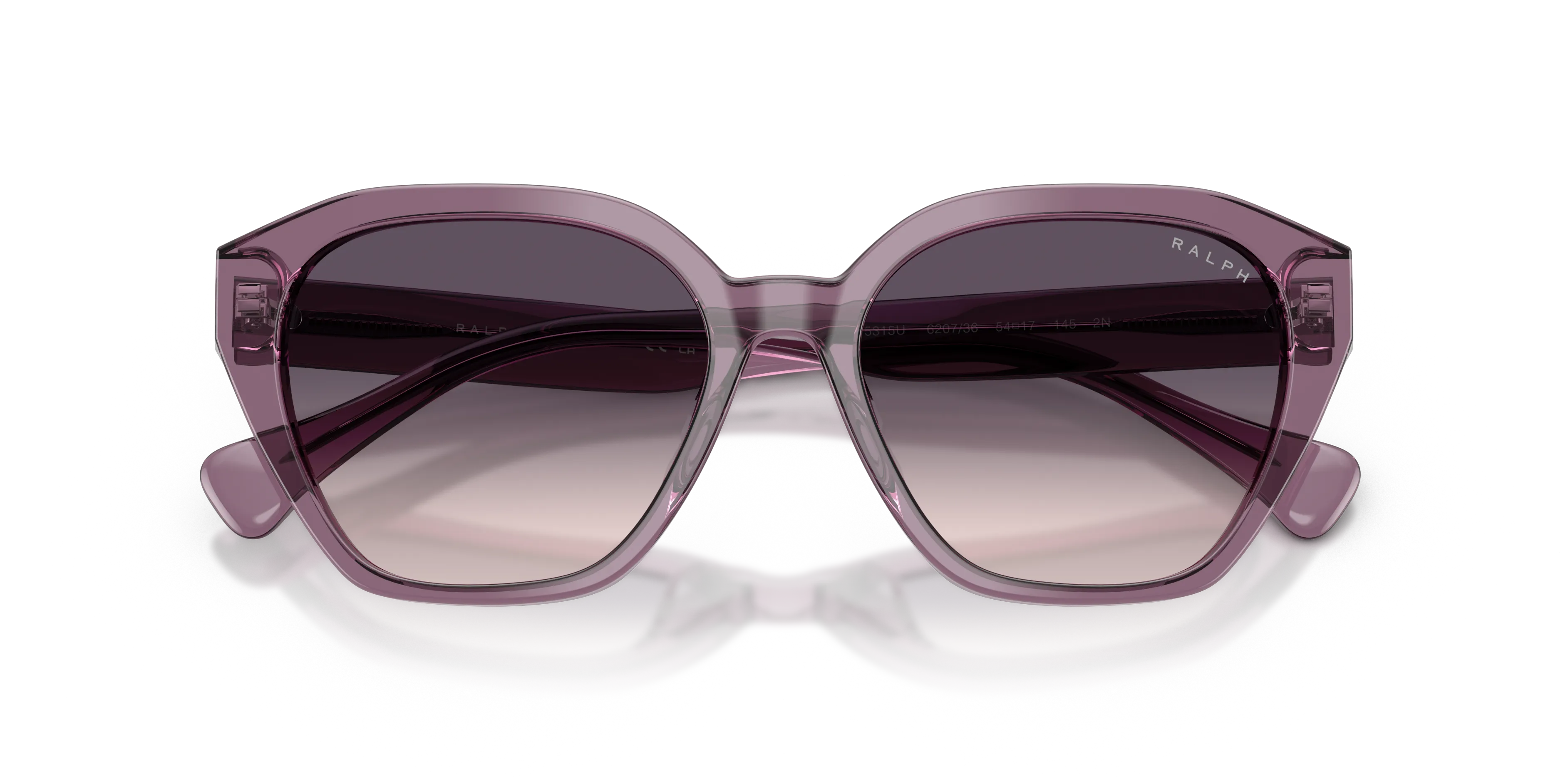 Ralph Lauren RA5315U 620736 Occhiali da sole Acetato Viola Viola Cat Eye Normale Sfumato - immagine 2