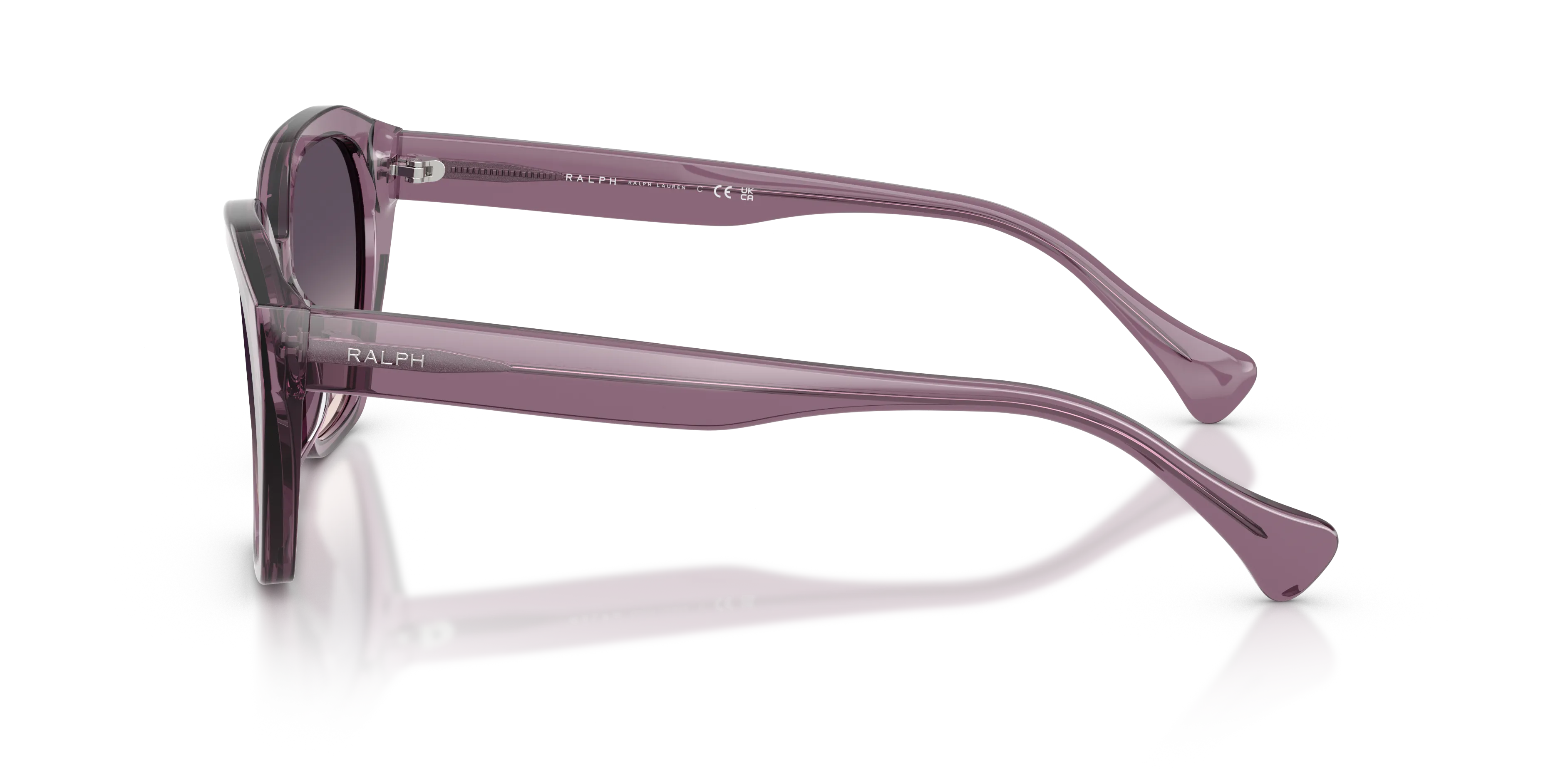 Ralph Lauren RA5315U 620736 Occhiali da sole Acetato Viola Viola Cat Eye Normale Sfumato - immagine 4