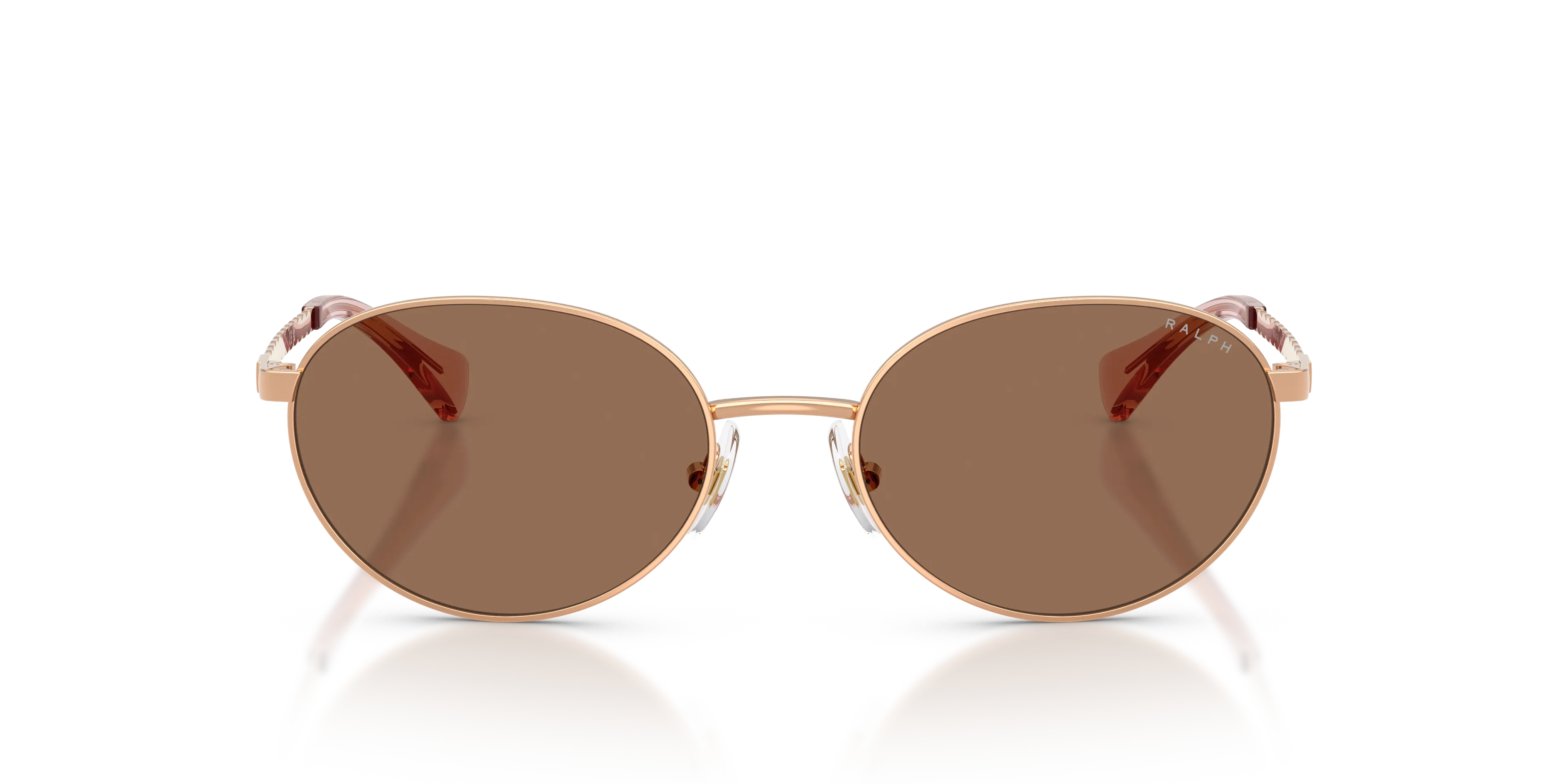 Ralph Lauren RA4148 942773 Occhiali da sole Metallo Oro Marrone Rotonda Normale - immagine 3
