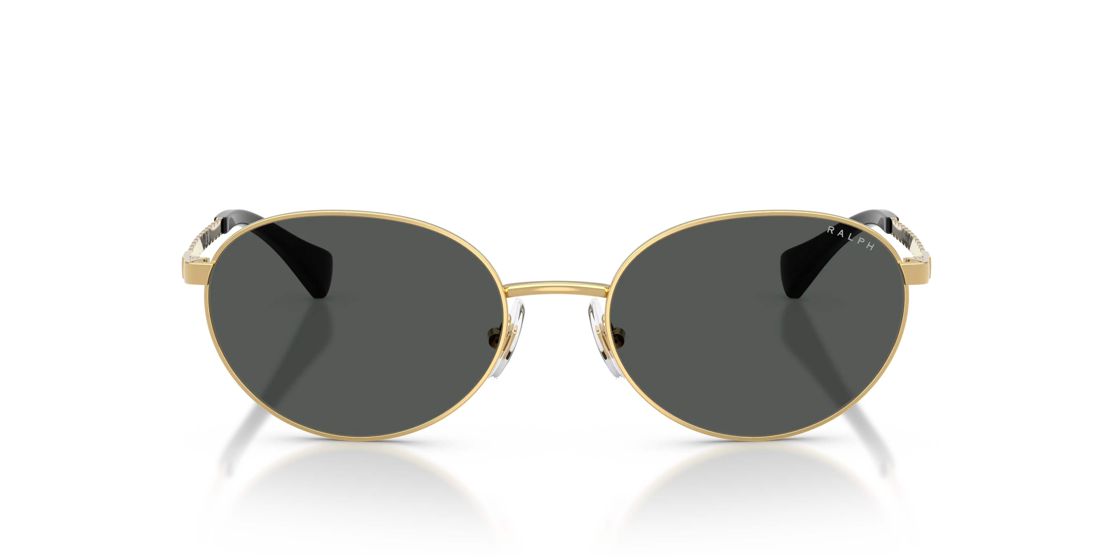 Ralph Lauren RA4148 900487 Occhiali da sole Metallo Oro Grigio Rotonda Normale - immagine 3