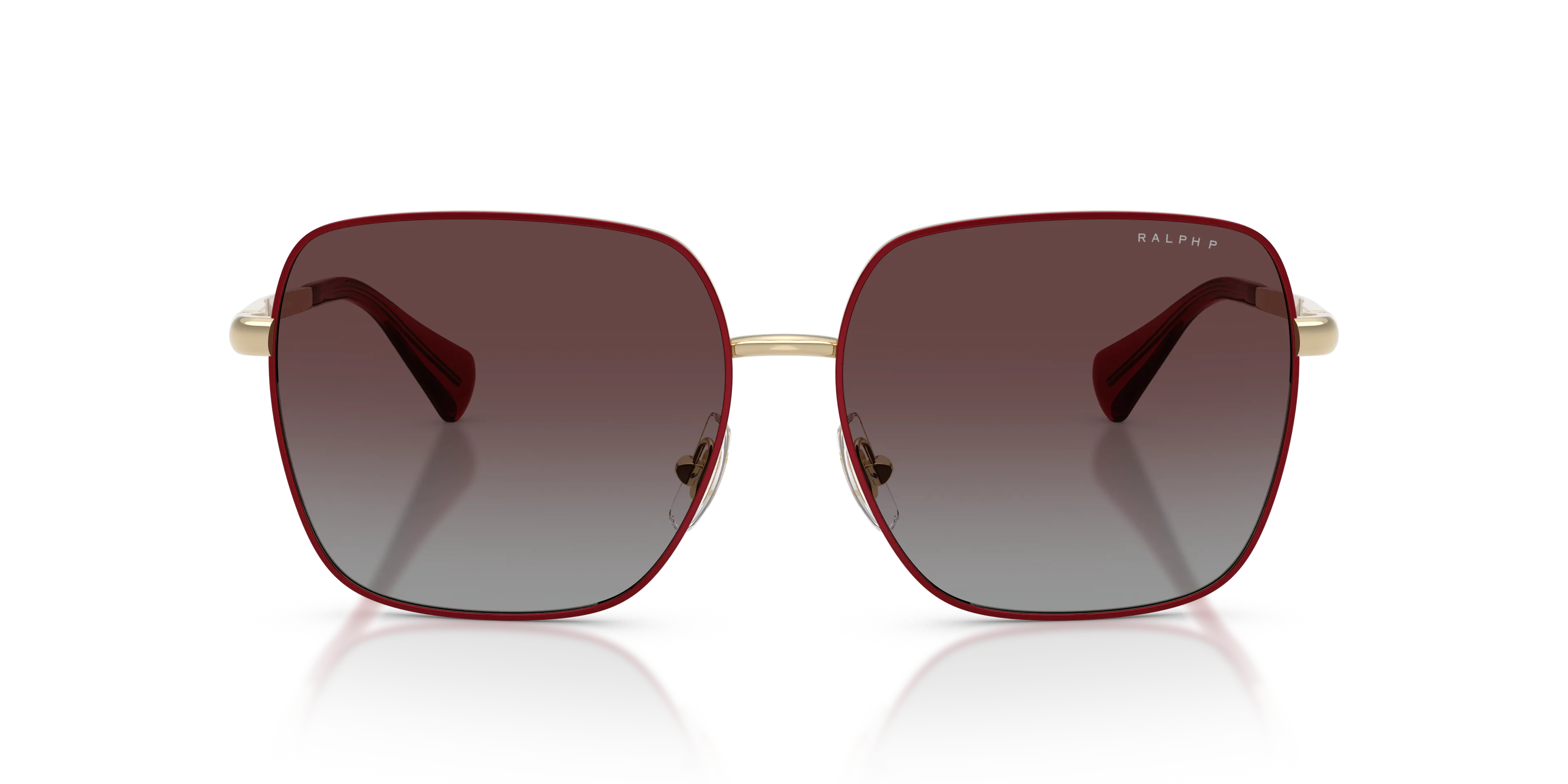 Ralph Lauren RA4142 936662 Occhiali da sole Metallo Viola Viola Squadrata Polarizzata Sfumato - immagine 3