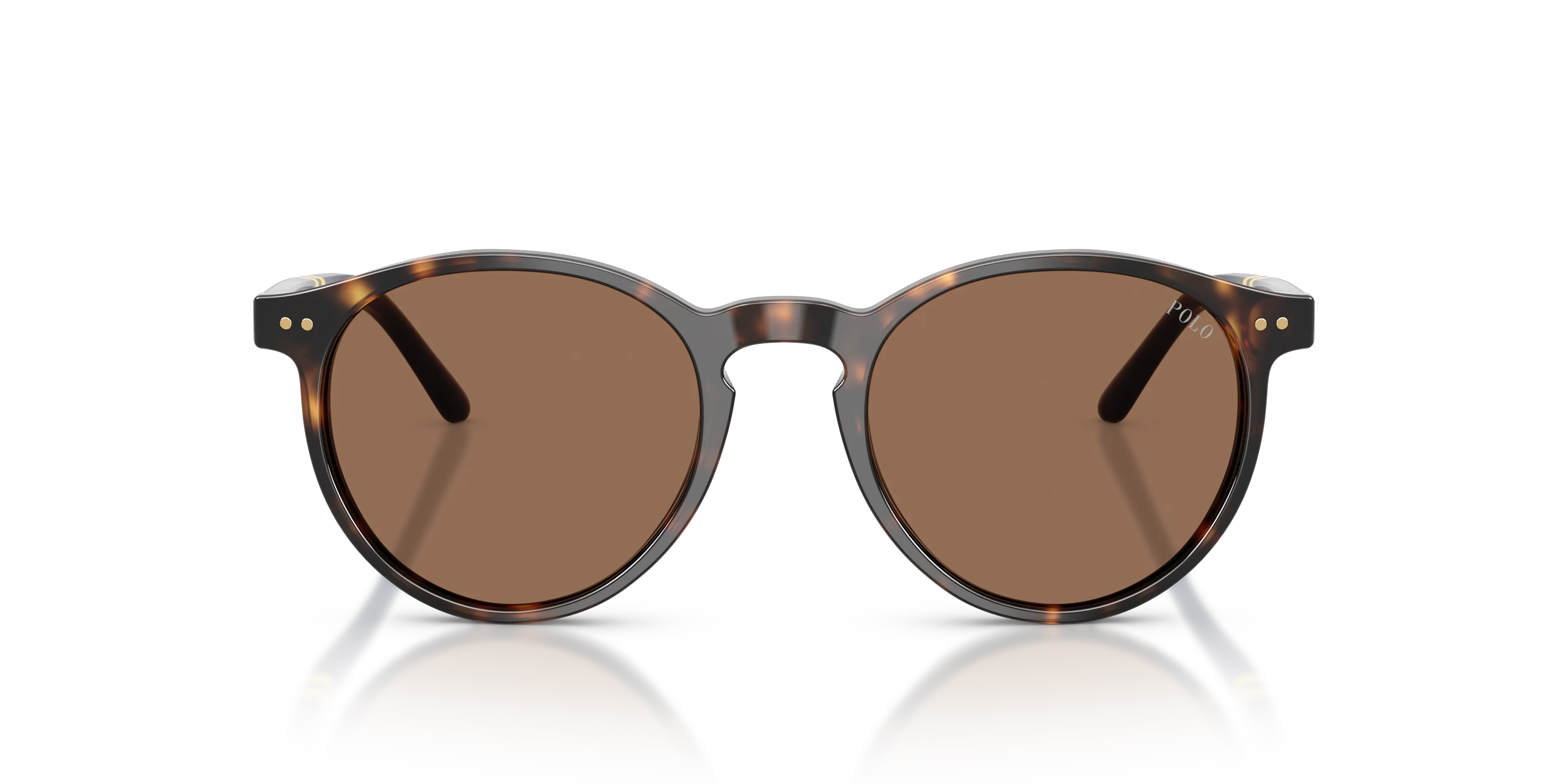 Polo Ralph Lauren PH4236 500373 Occhiali da sole Acetato Tartaruga Marrone Rotonda Normale - immagine 3