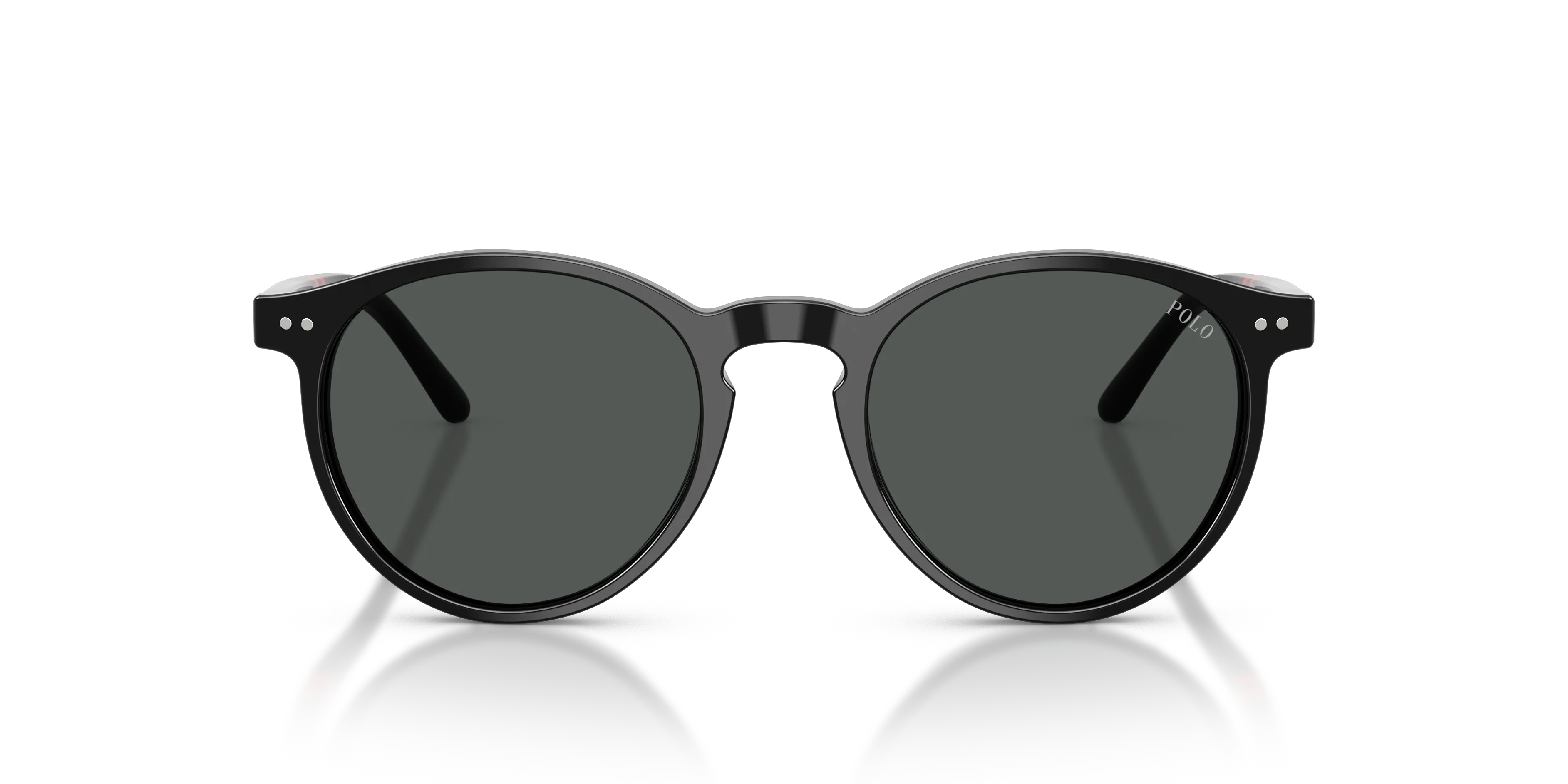 Polo Ralph Lauren PH4236 500187 Occhiali da sole Acetato Nero Grigio Rotonda Normale - immagine 3