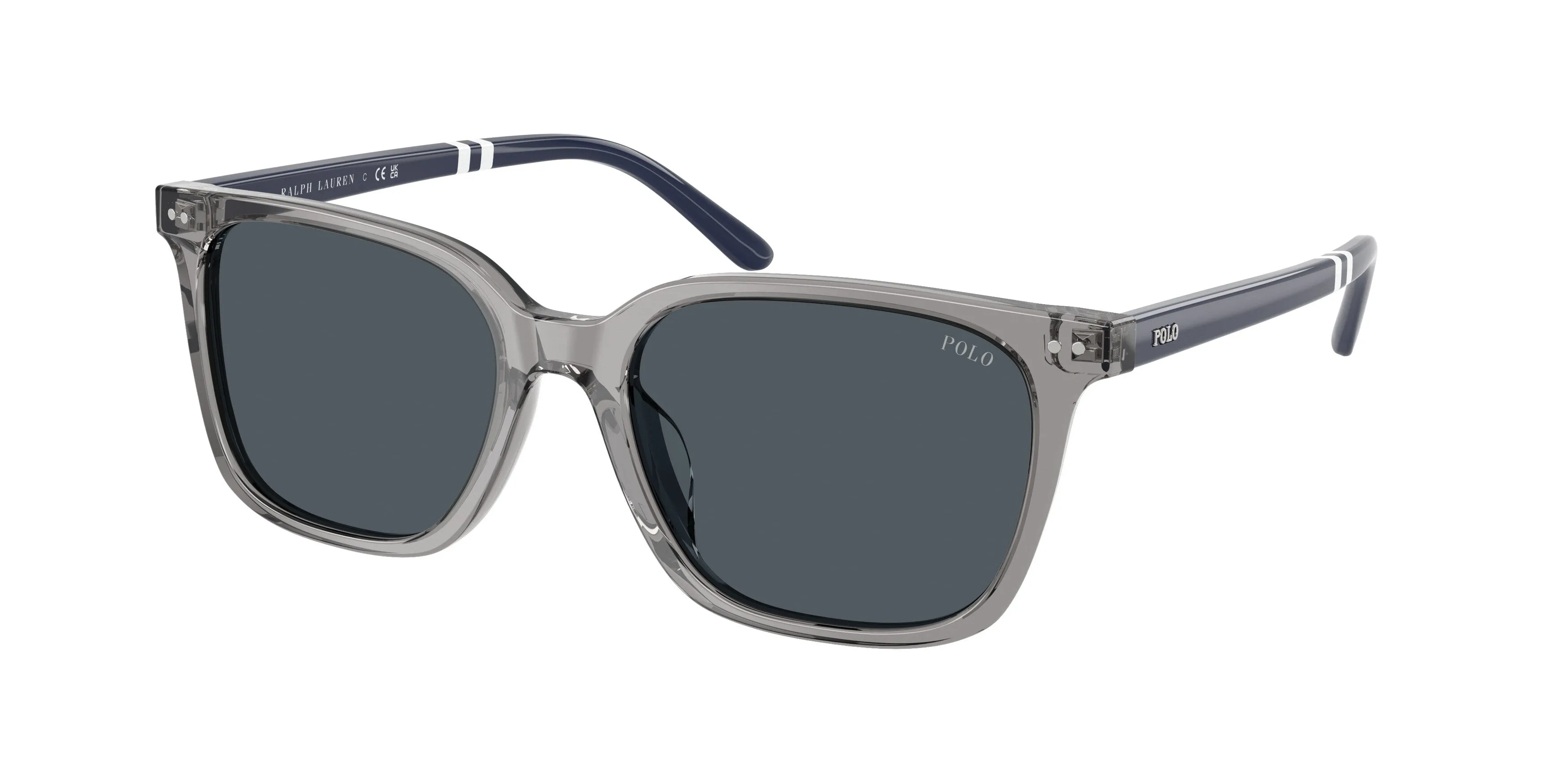 Polo Ralph Lauren PH4235U 631887 Occhiali da sole Acetato Grigio Verde Squadrata Normale - immagine 1