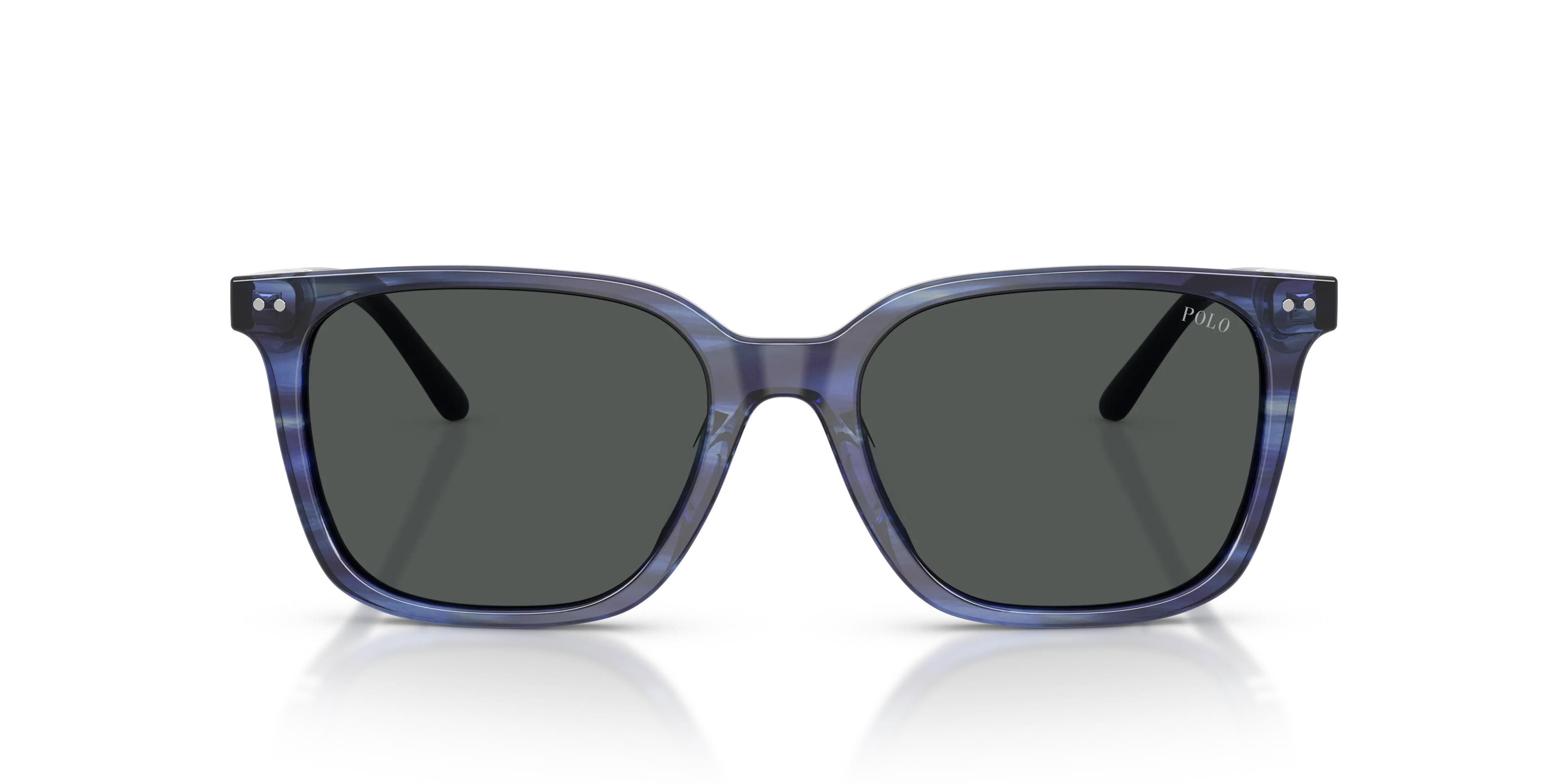 Polo Ralph Lauren PH4235U 631487 Occhiali da sole Acetato Blu Grigio Squadrata Normale - immagine 3