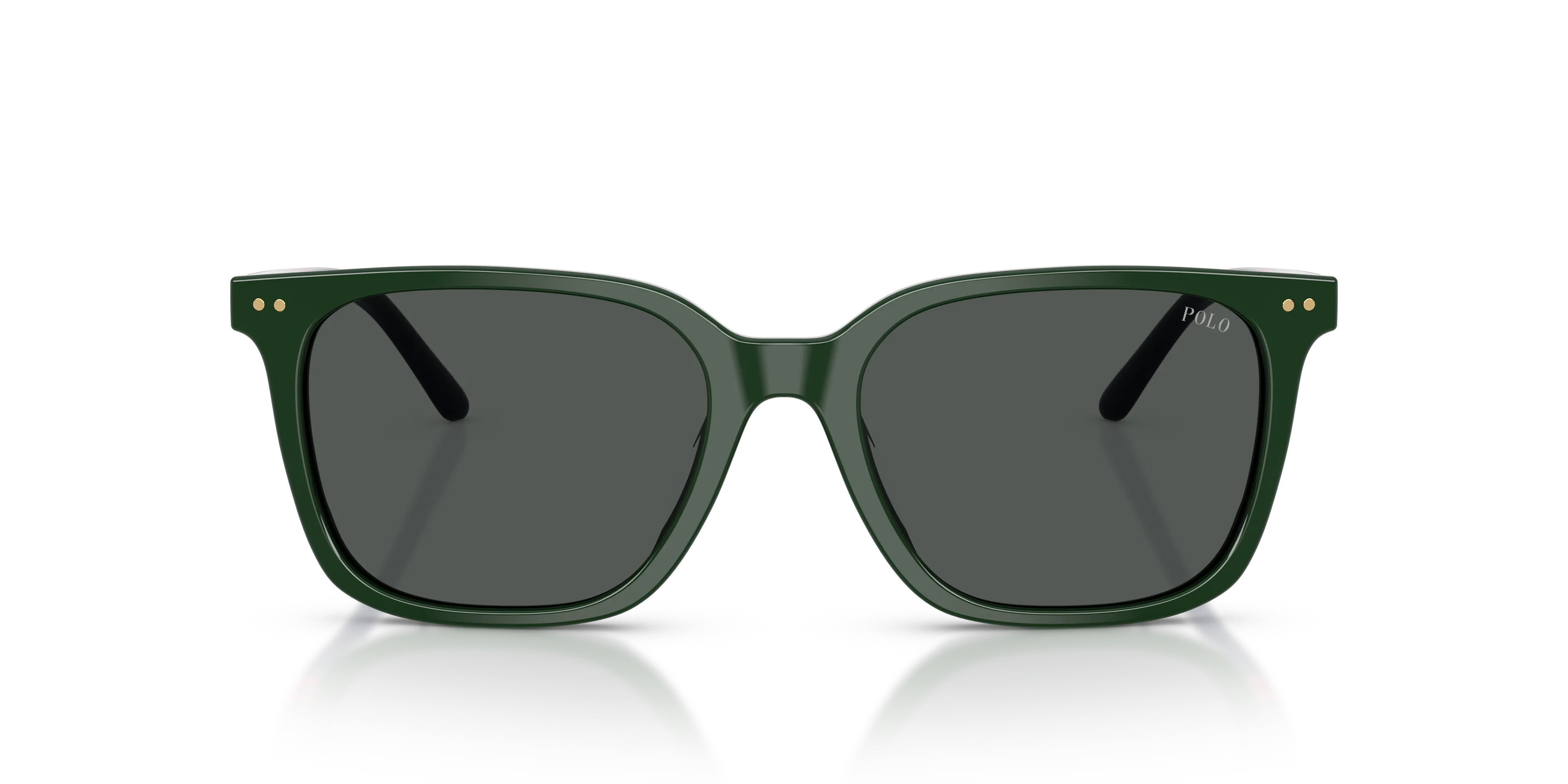 Polo Ralph Lauren PH4235U 614087 Occhiali da sole Acetato Verde Grigio Squadrata Normale - immagine 3