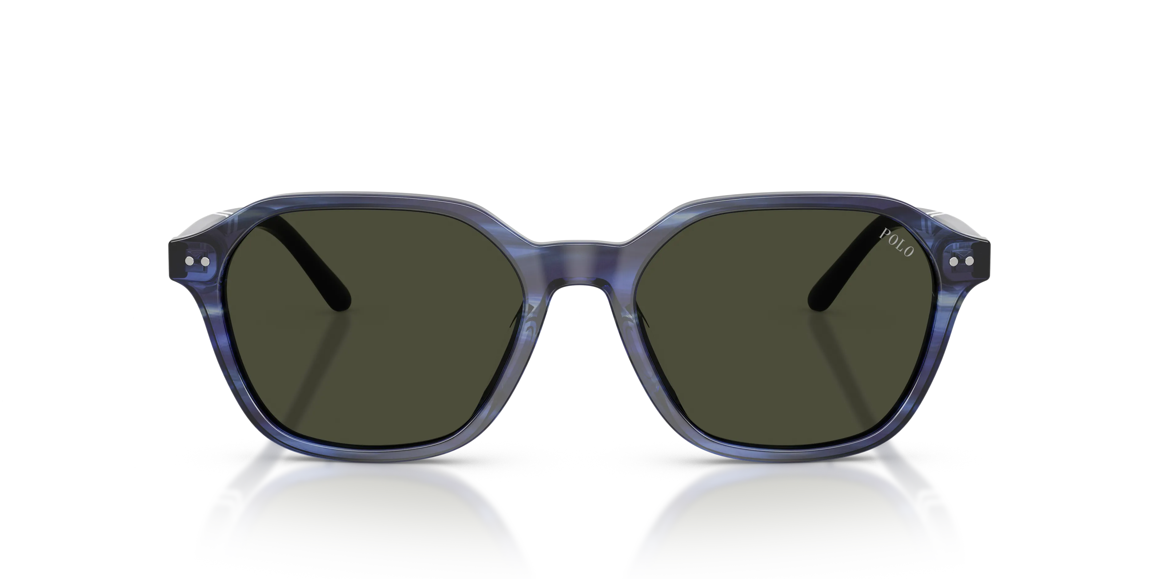 Polo Ralph Lauren PH4234U 631487 Occhiali da sole Acetato Blu Grigio Geometrica Normale - immagine 3