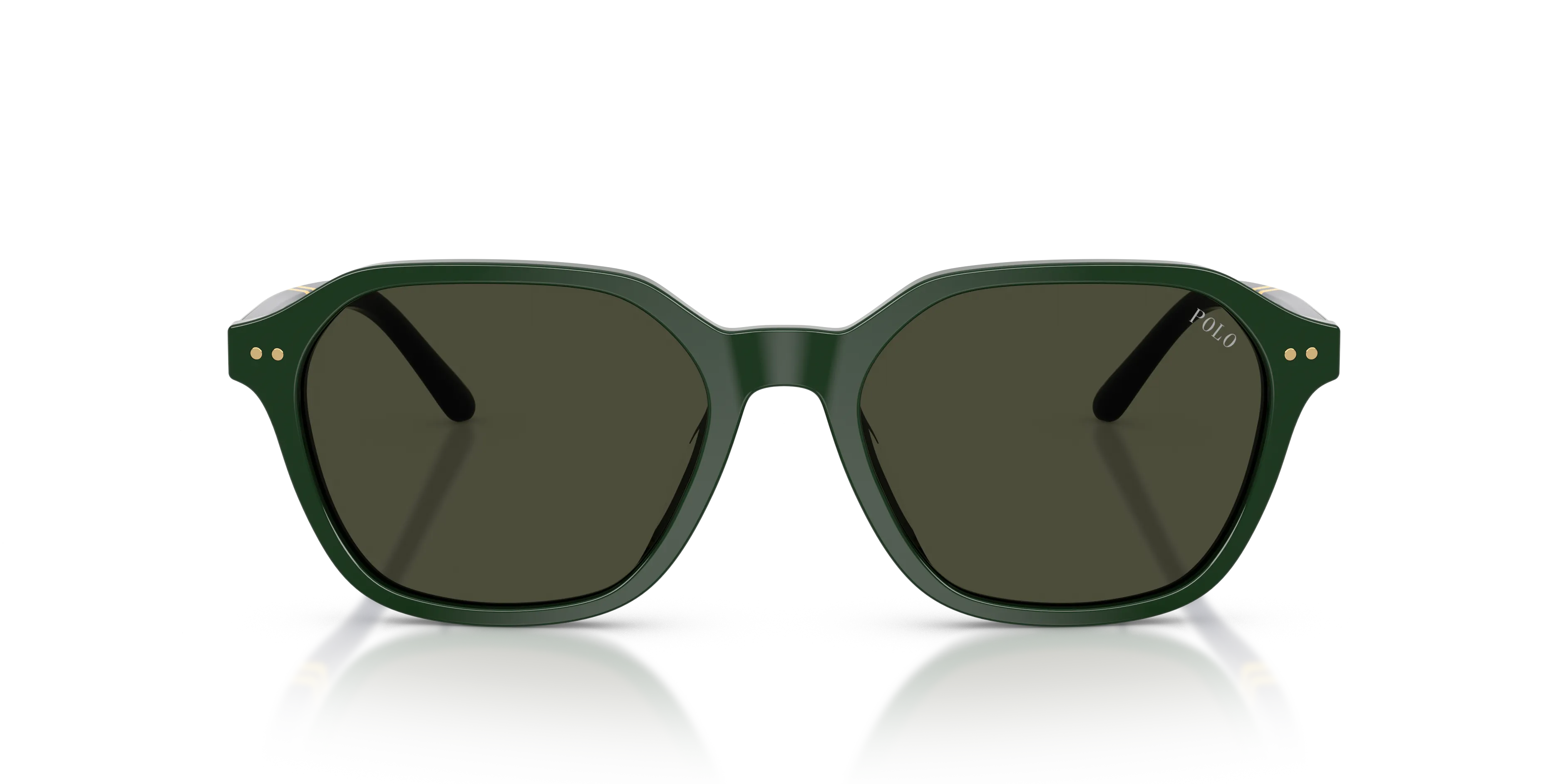 Polo Ralph Lauren PH4234U 614082 Occhiali da sole Acetato Verde Marrone Geometrica Normale - immagine 3