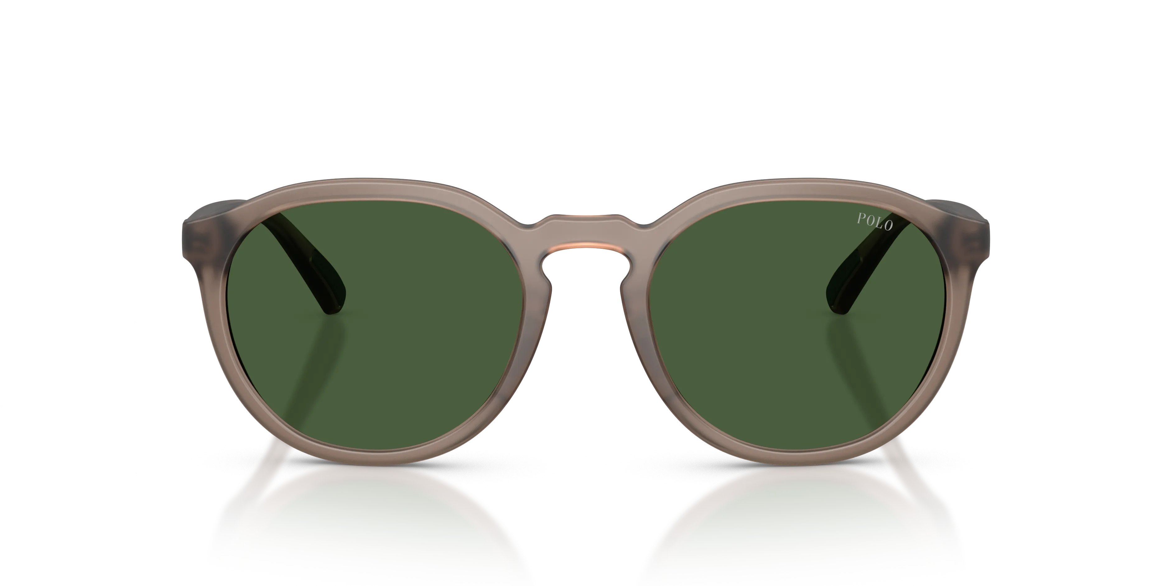 Polo Ralph Lauren PH4232U 631371 Occhiali da sole Iniettato Marrone Verde Rotonda Normale - immagine 3