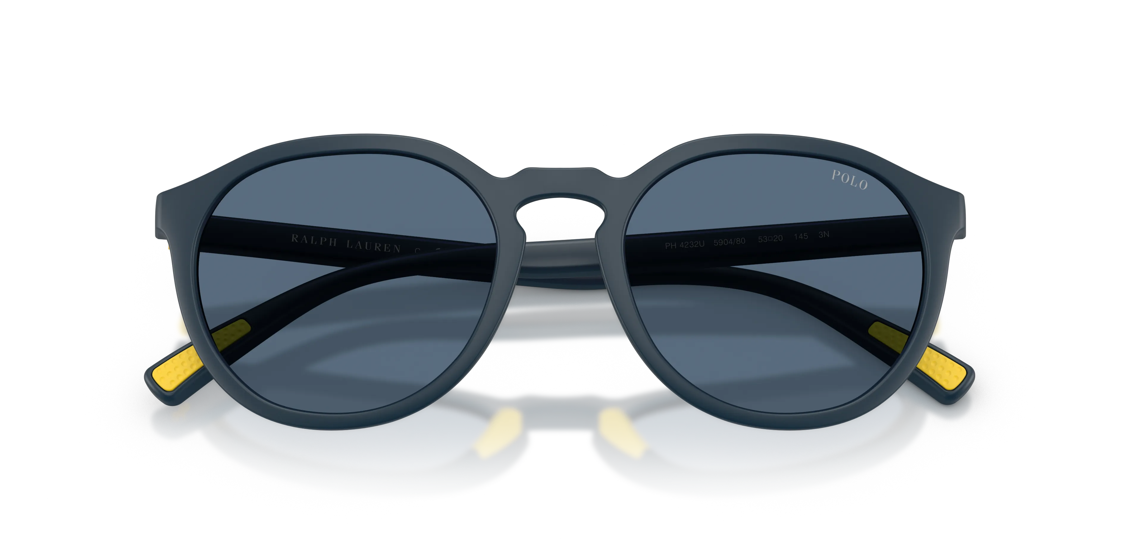 Polo Ralph Lauren PH4232U 590480 Occhiali da sole Iniettato Blu Blu Rotonda Normale - immagine 2