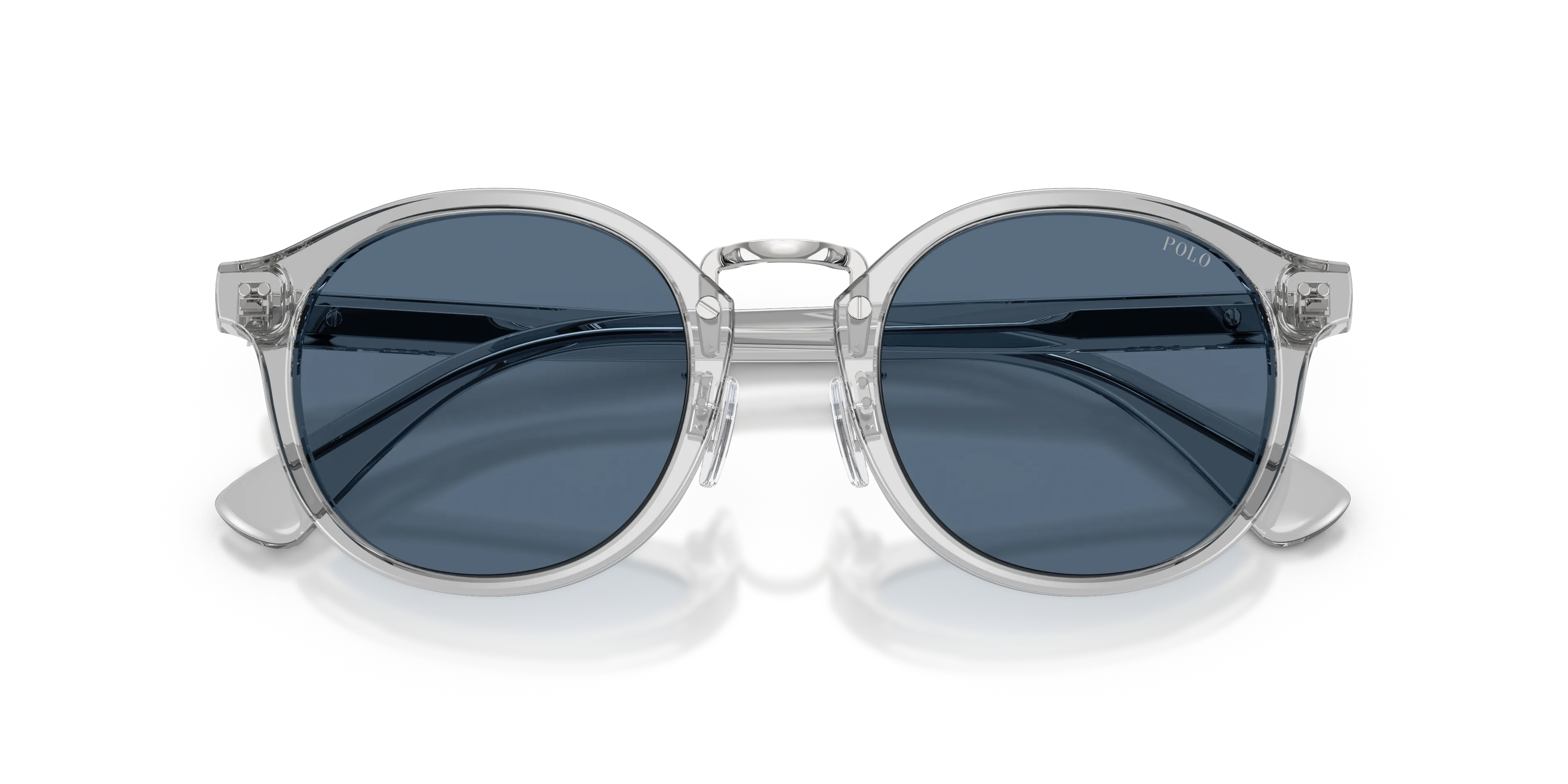 Polo Ralph Lauren PH4230 631780 Occhiali da sole Acetato Grigio Blu Rotonda Normale - immagine 2