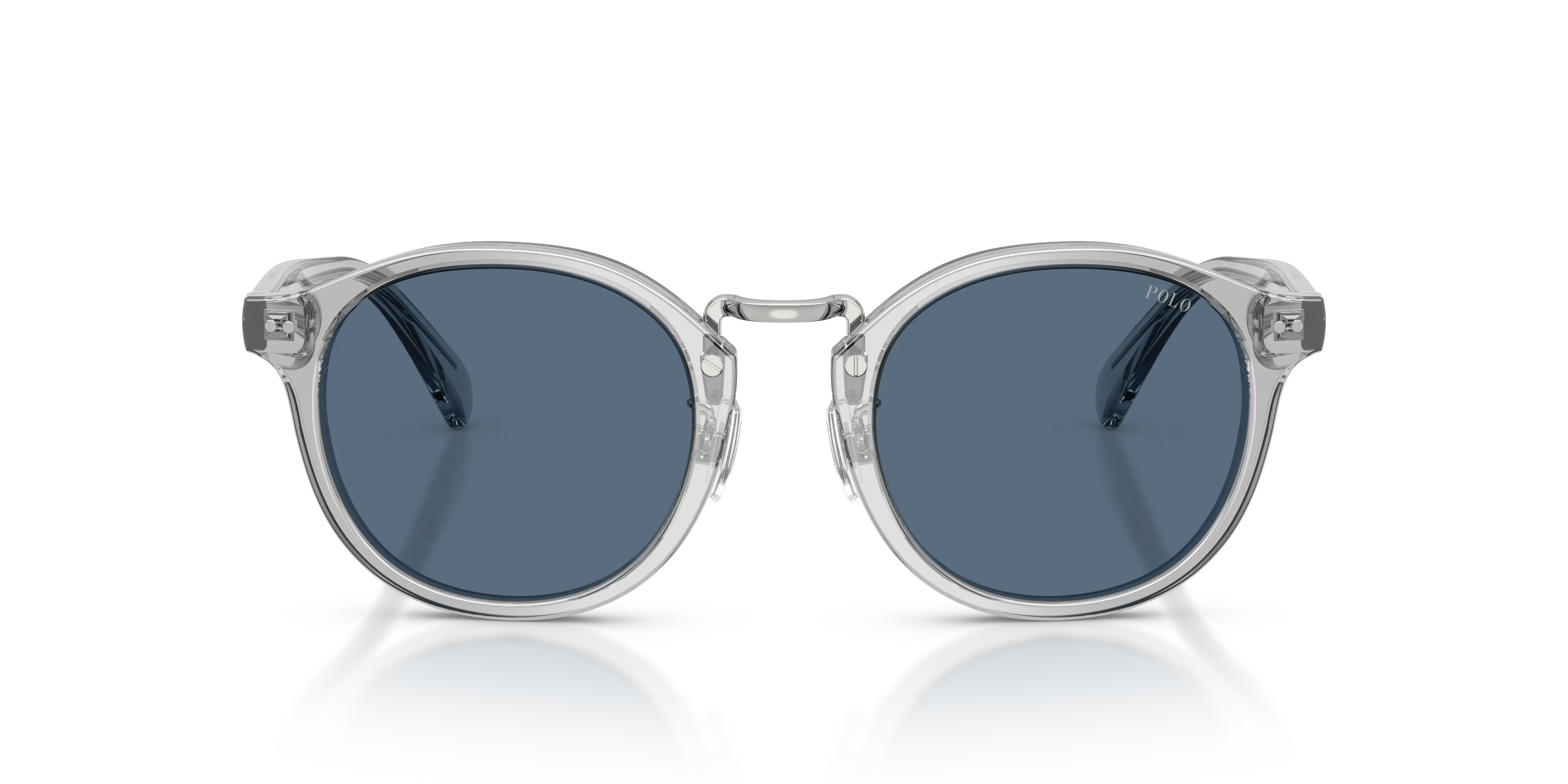 Polo Ralph Lauren PH4230 631780 Occhiali da sole Acetato Grigio Blu Rotonda Normale - immagine 3