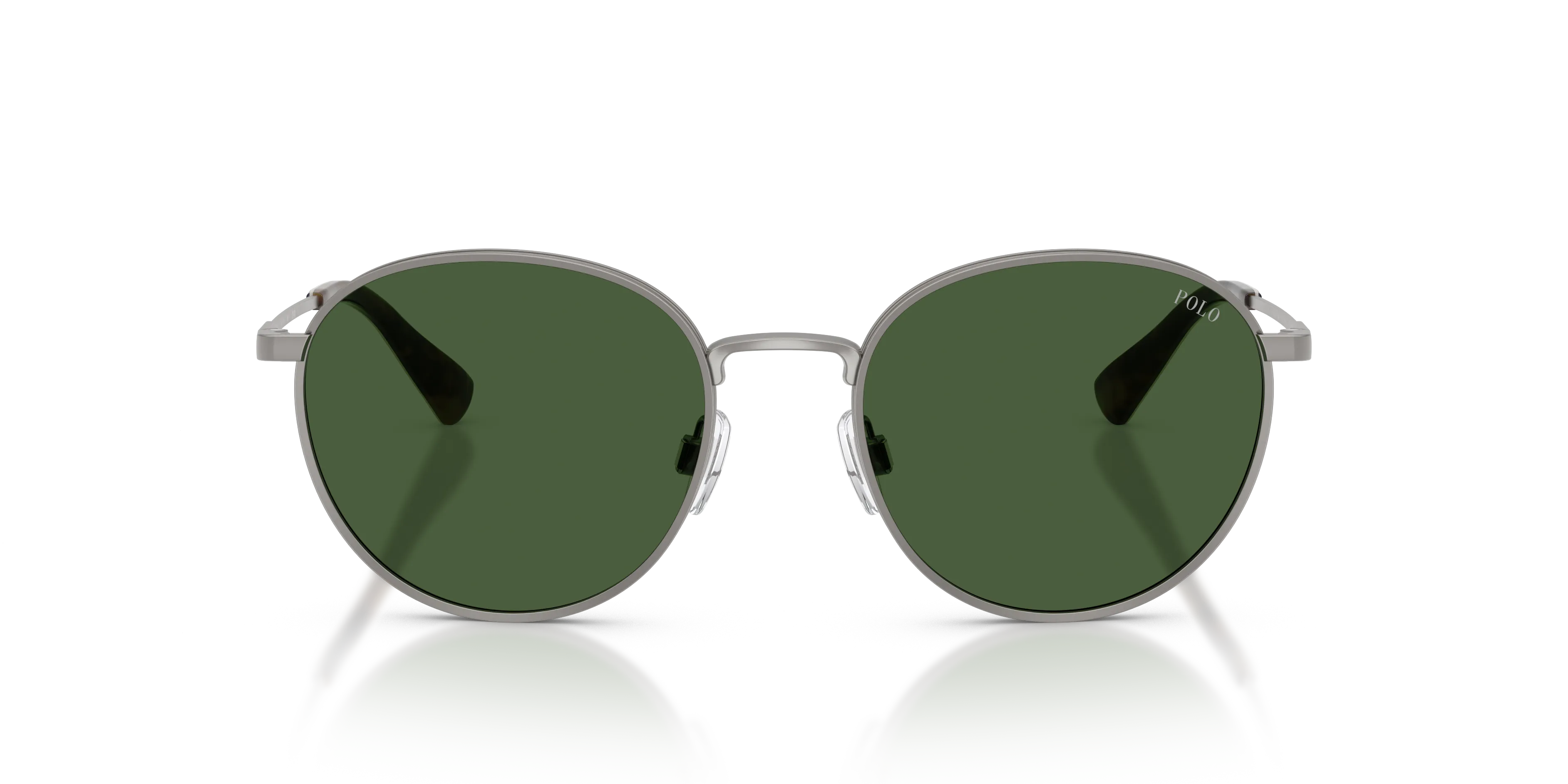 Polo Ralph Lauren PH3163 926671 Occhiali da sole Metallo Grigio Verde Pantos Normale - immagine 3
