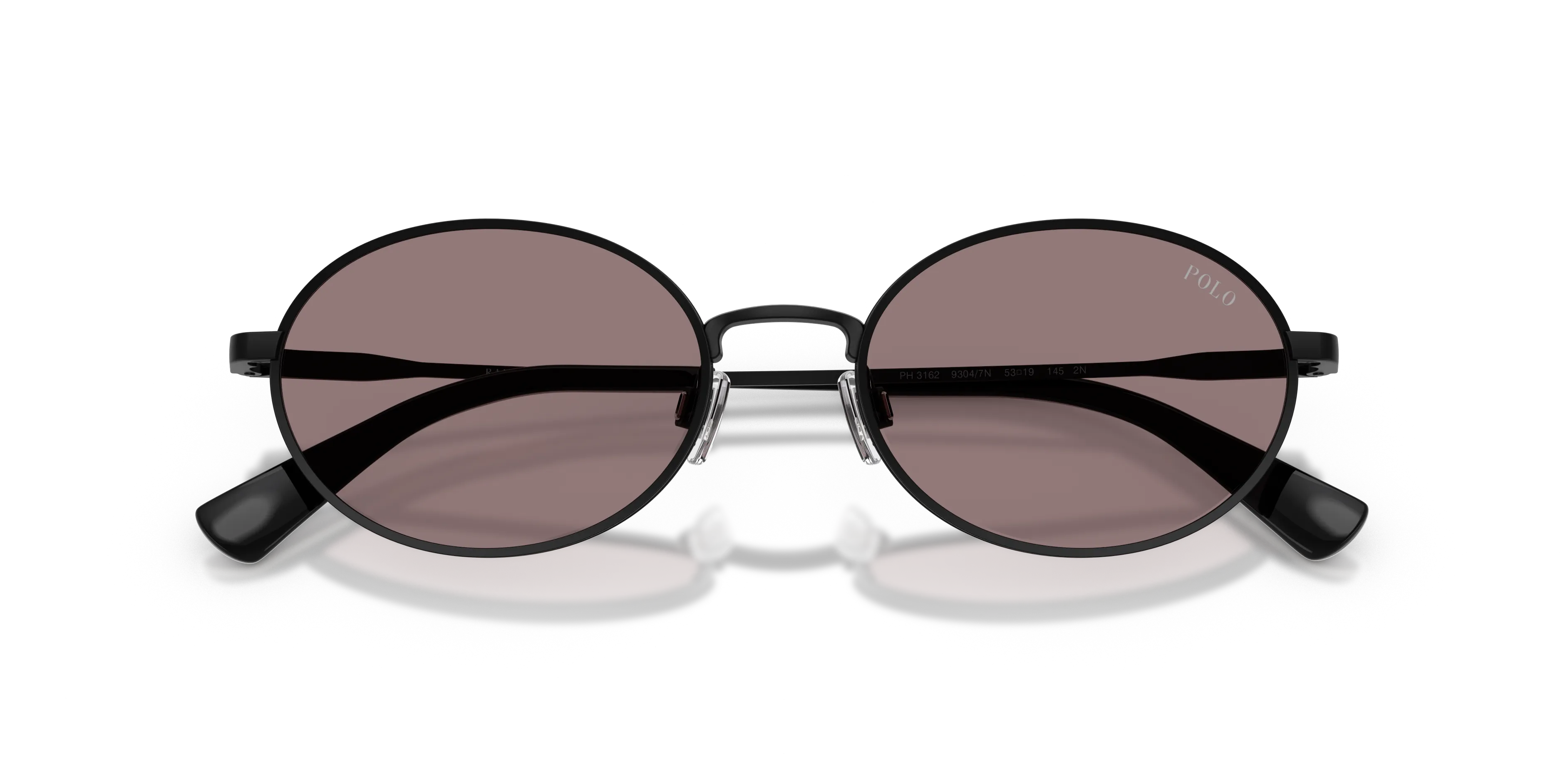 Polo Ralph Lauren PH3162 93047N Occhiali da sole Metallo Nero Rotonda Normale - immagine 2