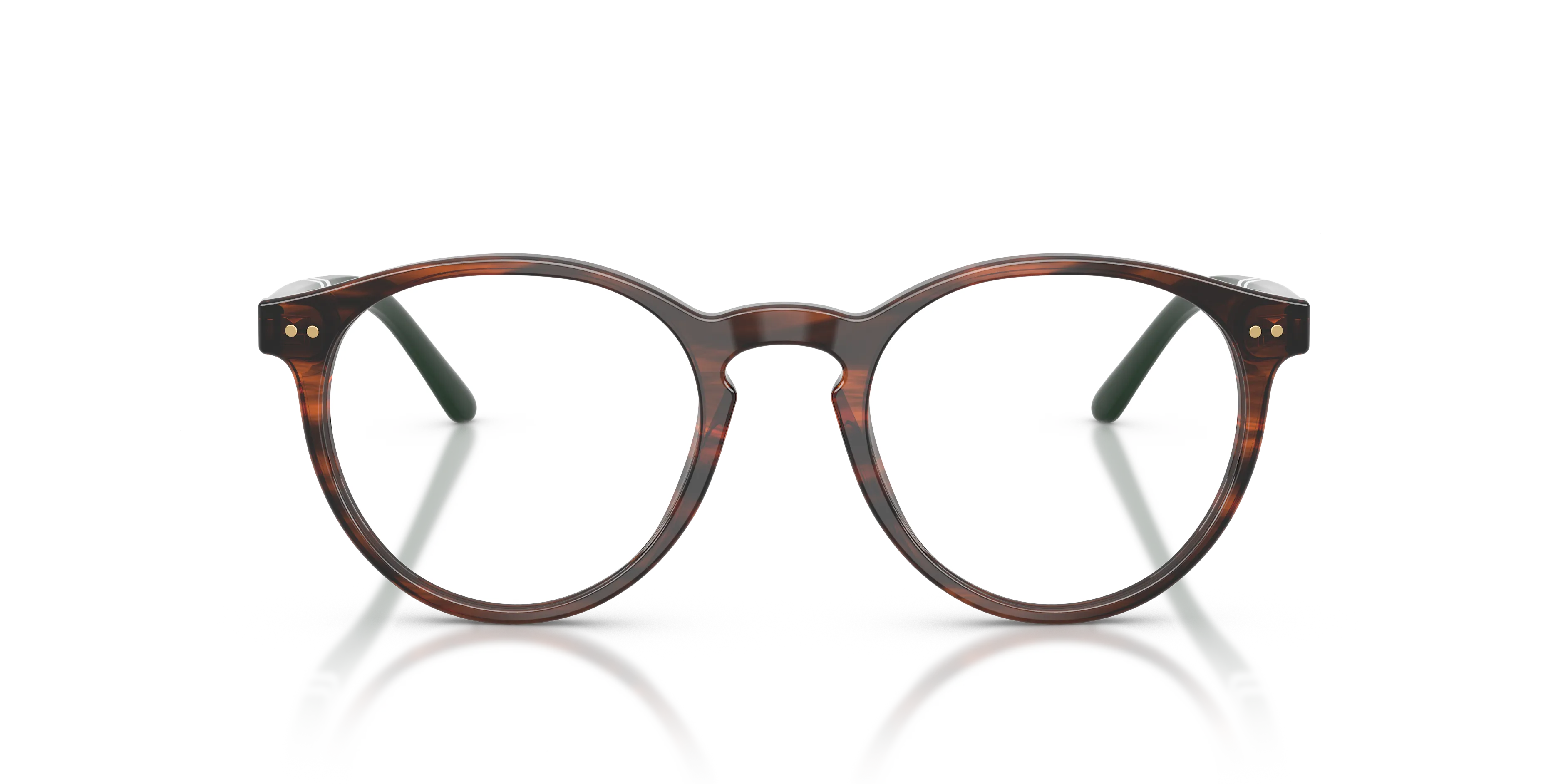 Polo Ralph Lauren PH2297 6315 Montature da vista Acetato Marrone Rotonda Normale - immagine 3