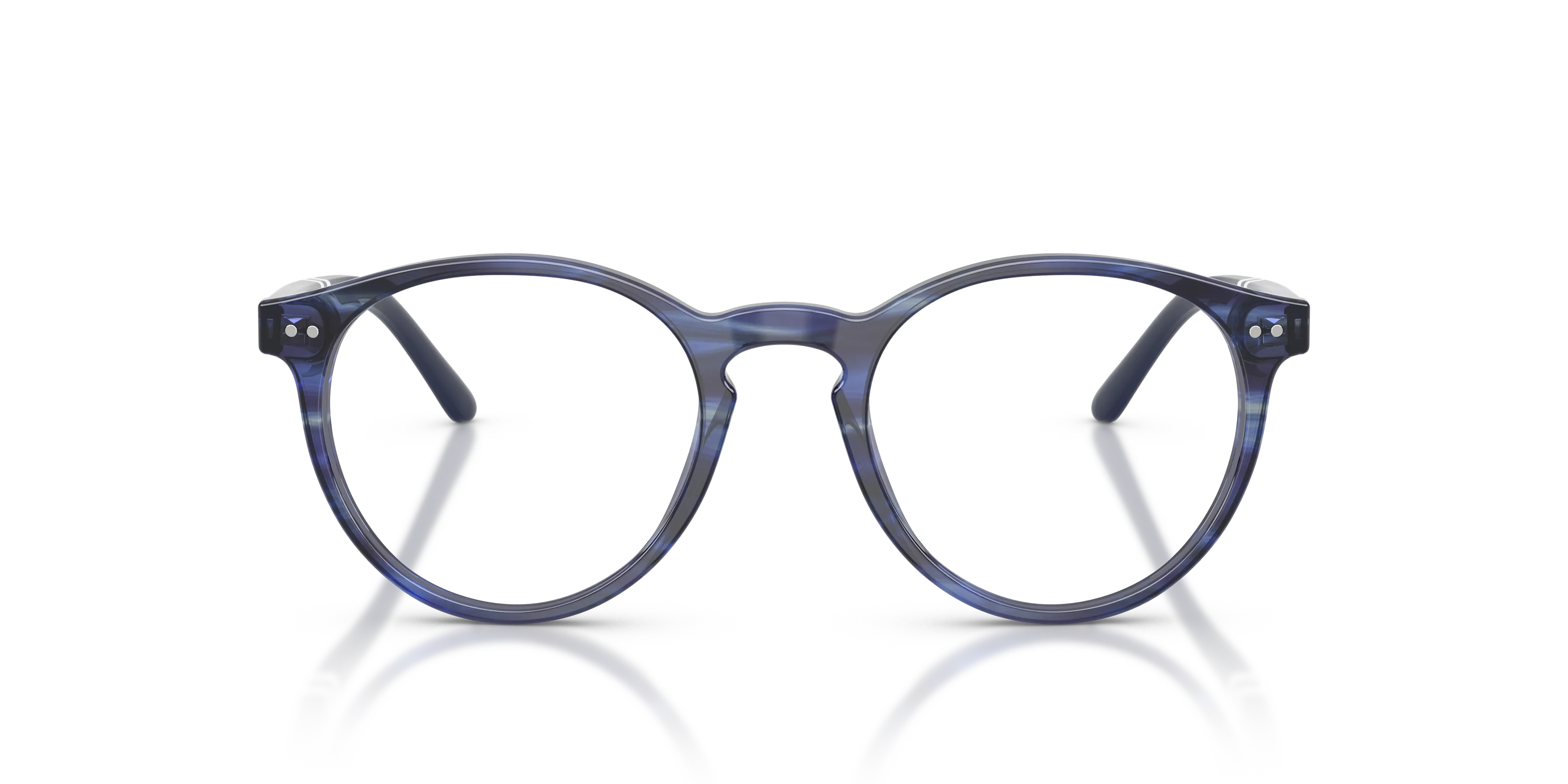 Polo Ralph Lauren PH2297 6314 Montature da vista Acetato Blu Rotonda Normale - immagine 3