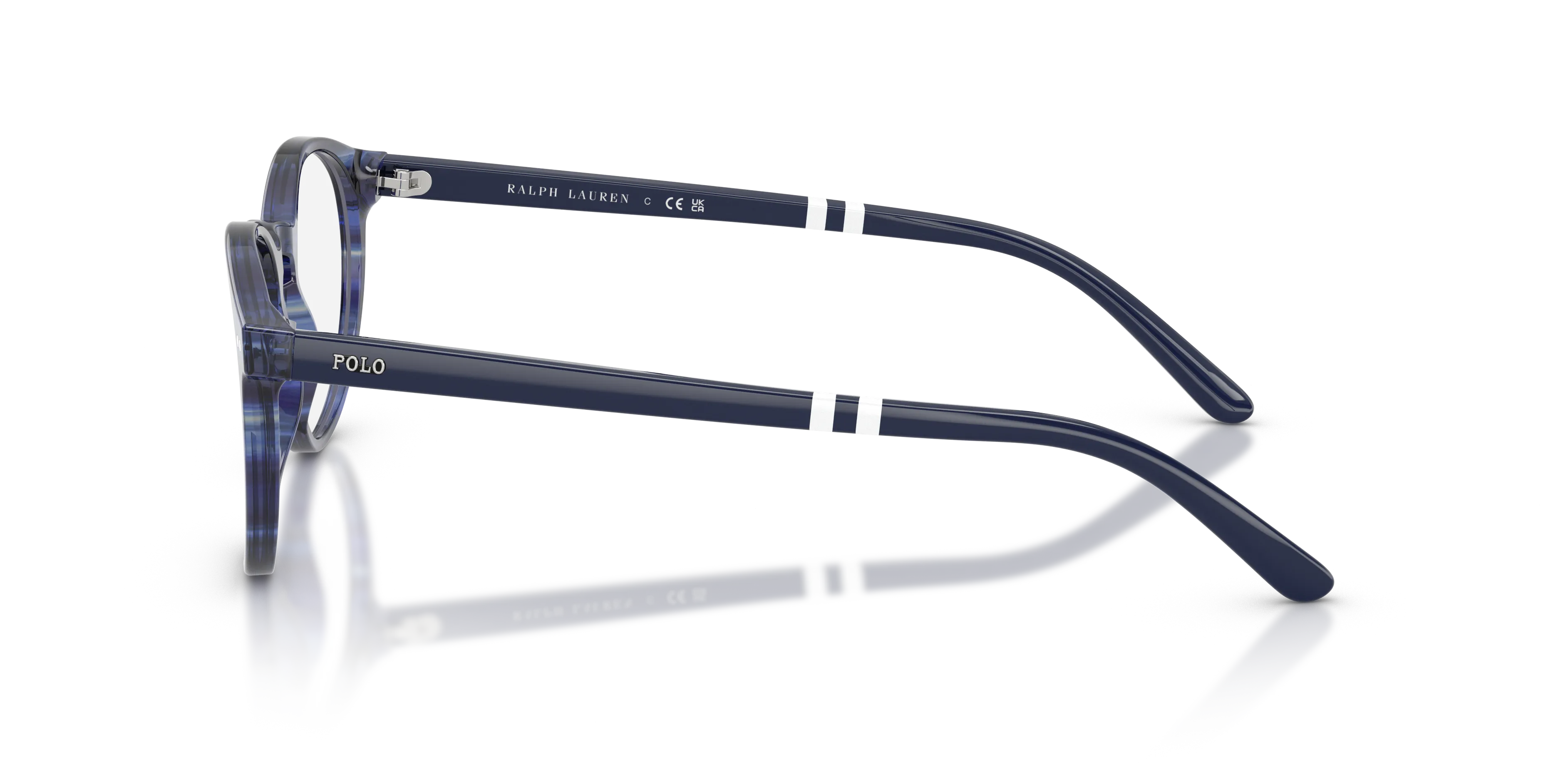 Polo Ralph Lauren PH2297 6314 Montature da vista Acetato Blu Rotonda Normale - immagine 4