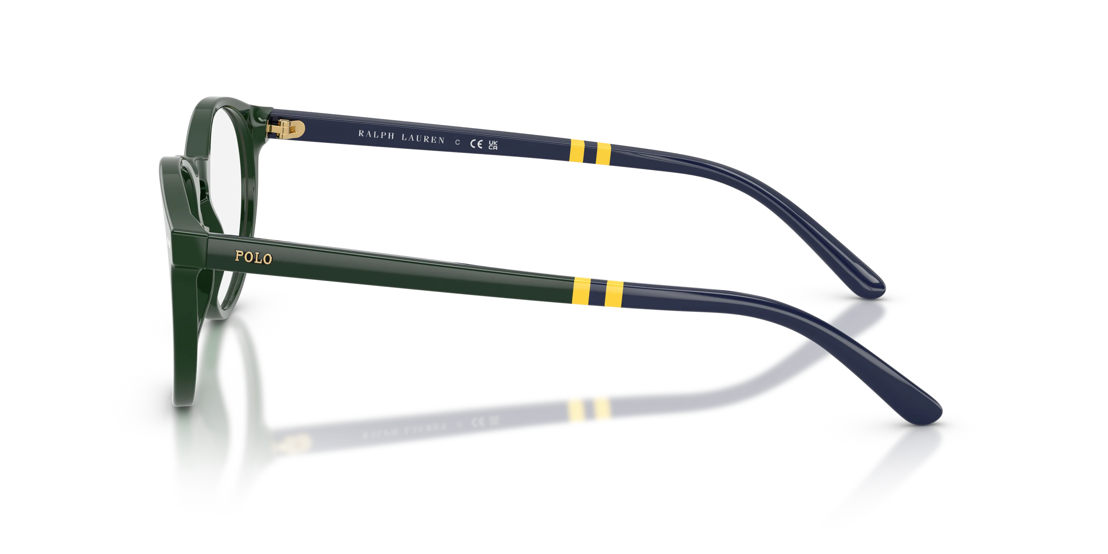 Polo Ralph Lauren PH2297 6140 Montature da vista Acetato Verde Rotonda Normale - immagine 4