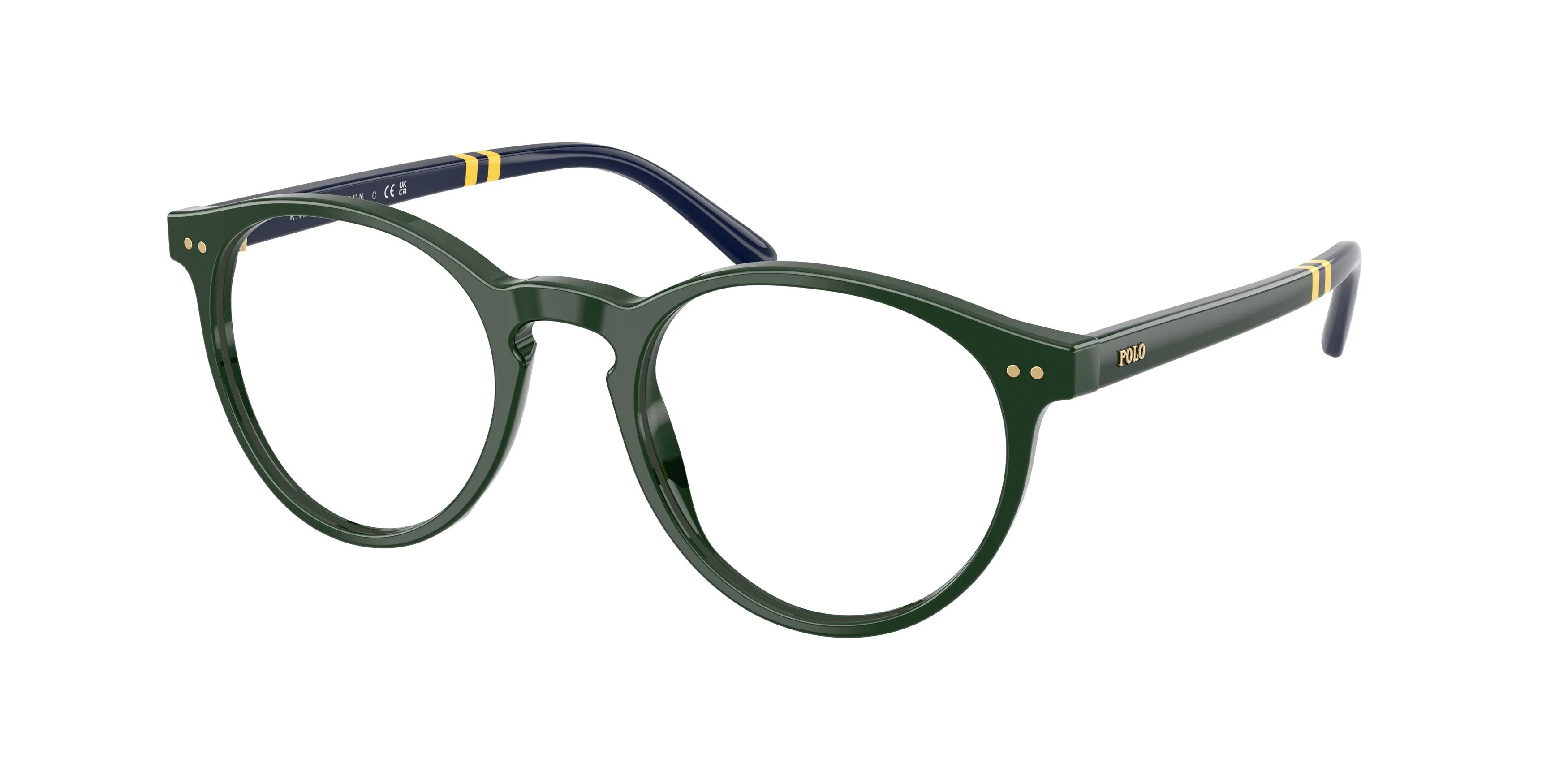 Polo Ralph Lauren PH2297 6140 Montature da vista Acetato Verde Rotonda Normale - immagine 1