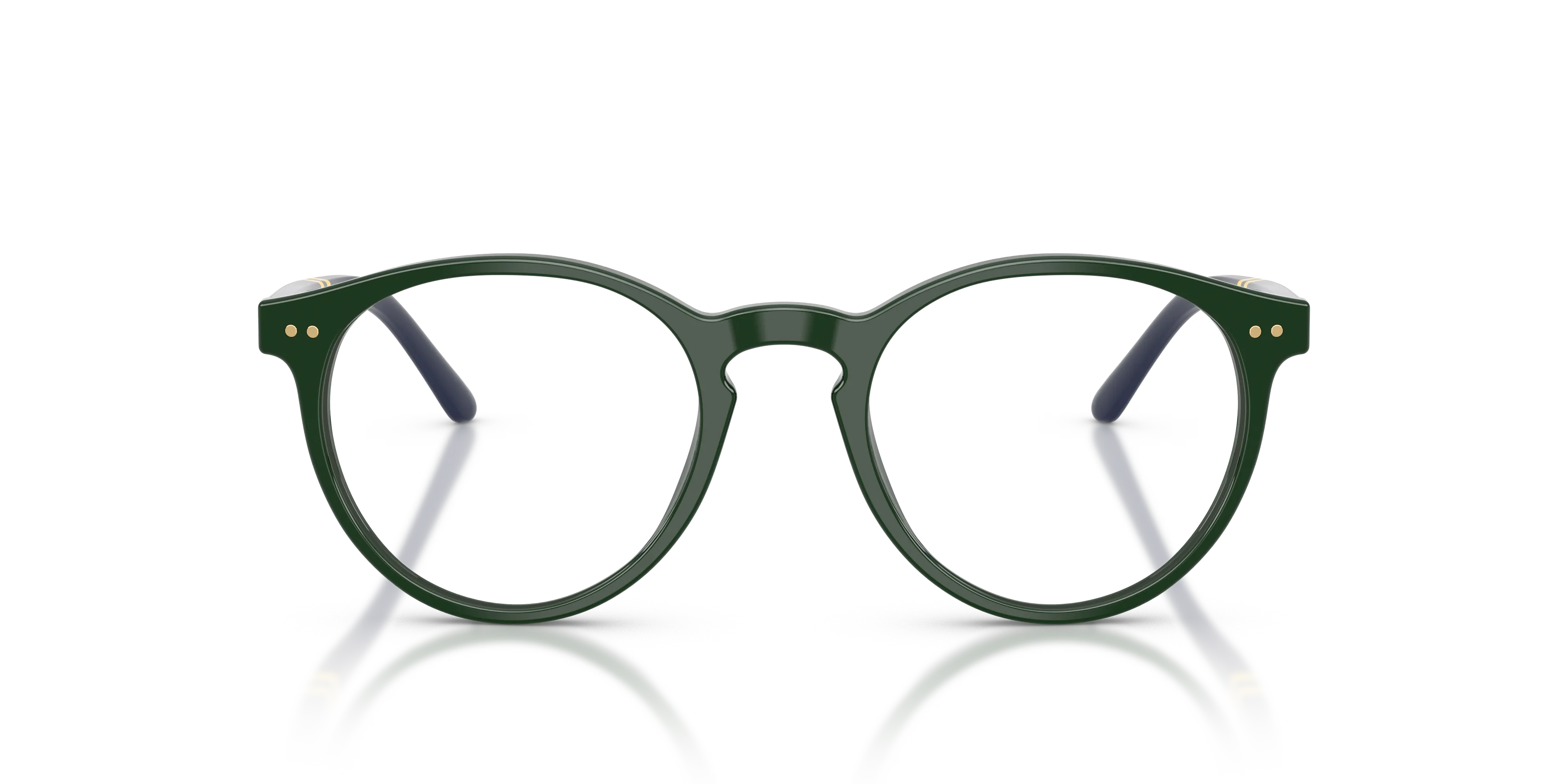 Polo Ralph Lauren PH2297 6140 Montature da vista Acetato Verde Rotonda Normale - immagine 3