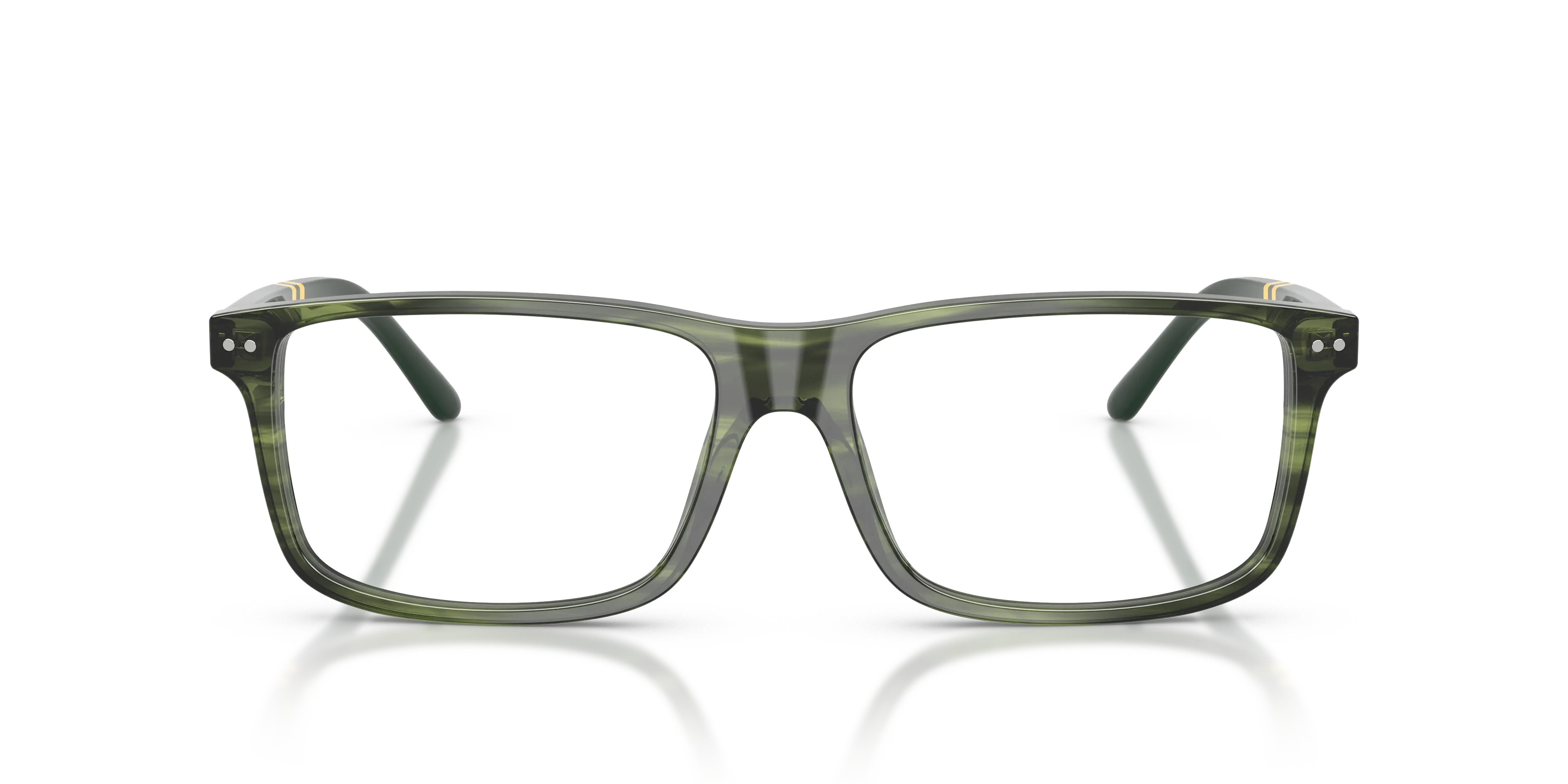Polo Ralph Lauren PH2296 6316 Montature da vista Acetato Verde Squadrata Normale - immagine 3