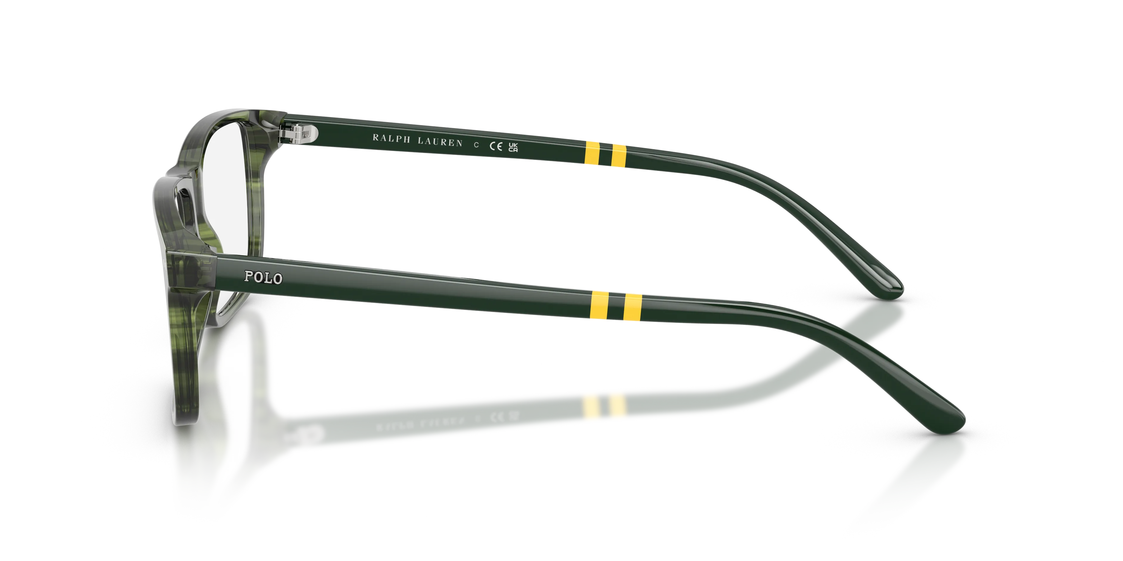 Polo Ralph Lauren PH2296 6316 Montature da vista Acetato Verde Squadrata Normale - immagine 4