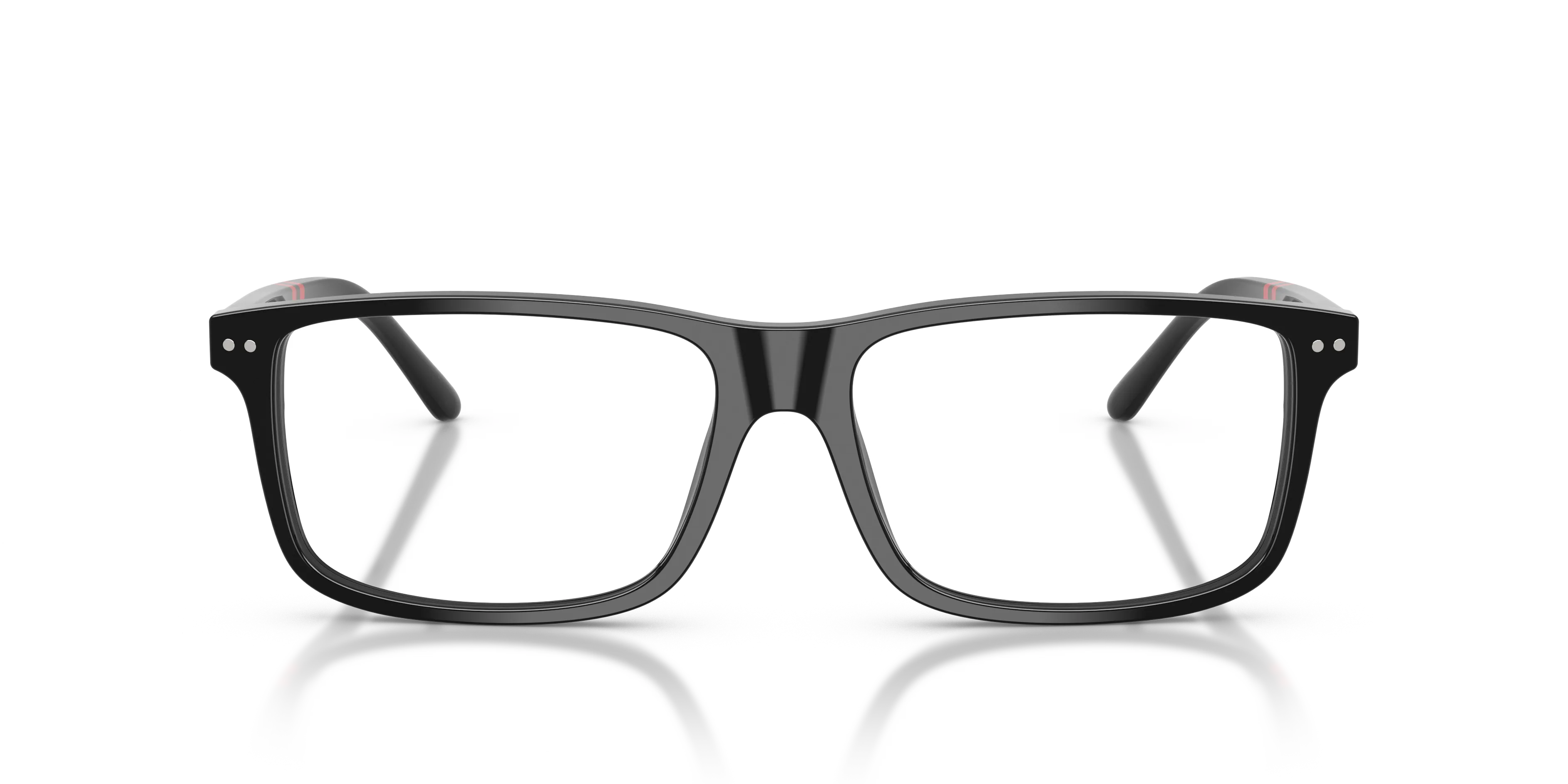 Polo Ralph Lauren PH2296 5001 Montature da vista Acetato Nero Squadrata Normale - immagine 3