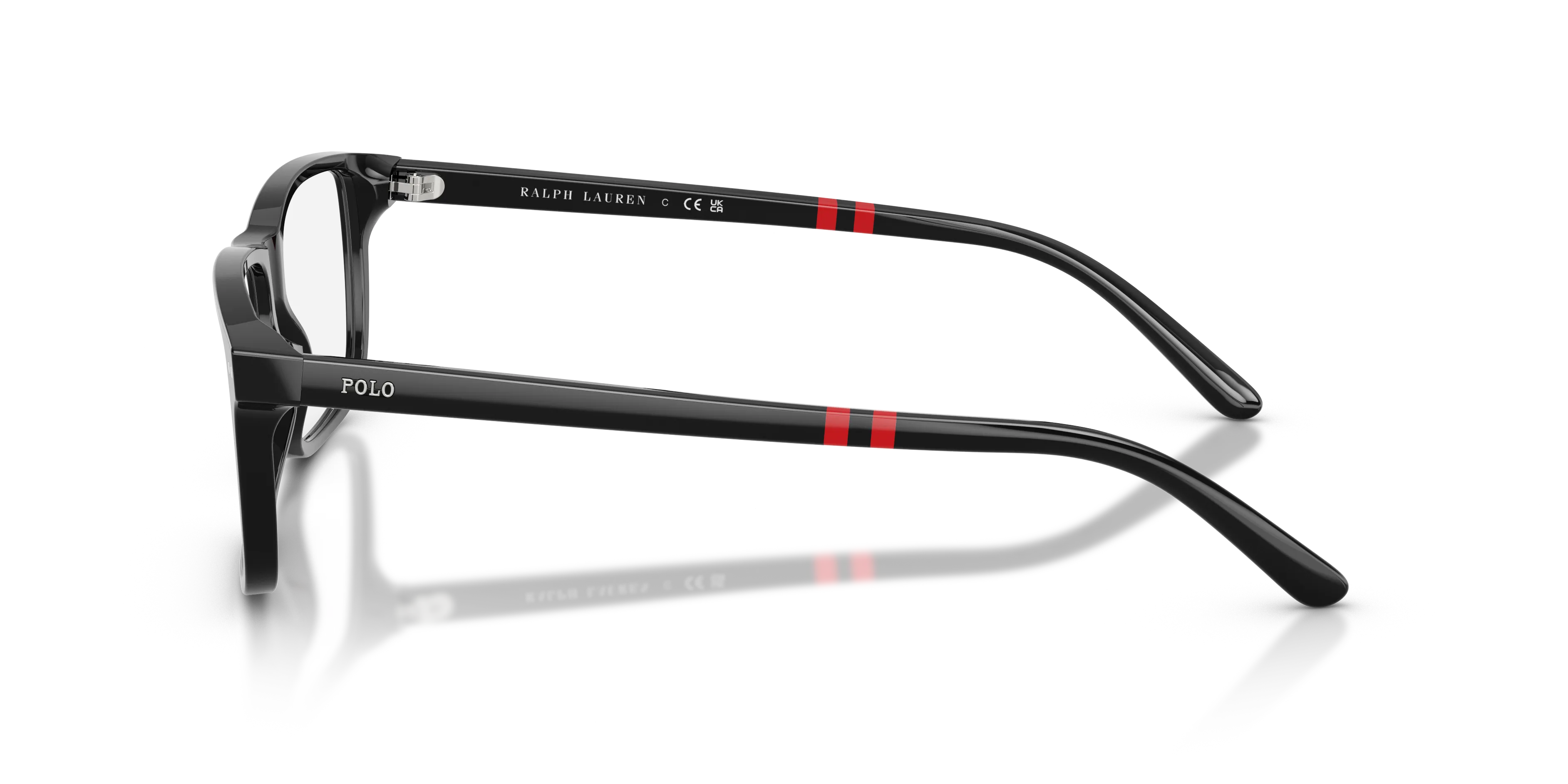 Polo Ralph Lauren PH2296 5001 Montature da vista Acetato Nero Squadrata Normale - immagine 4