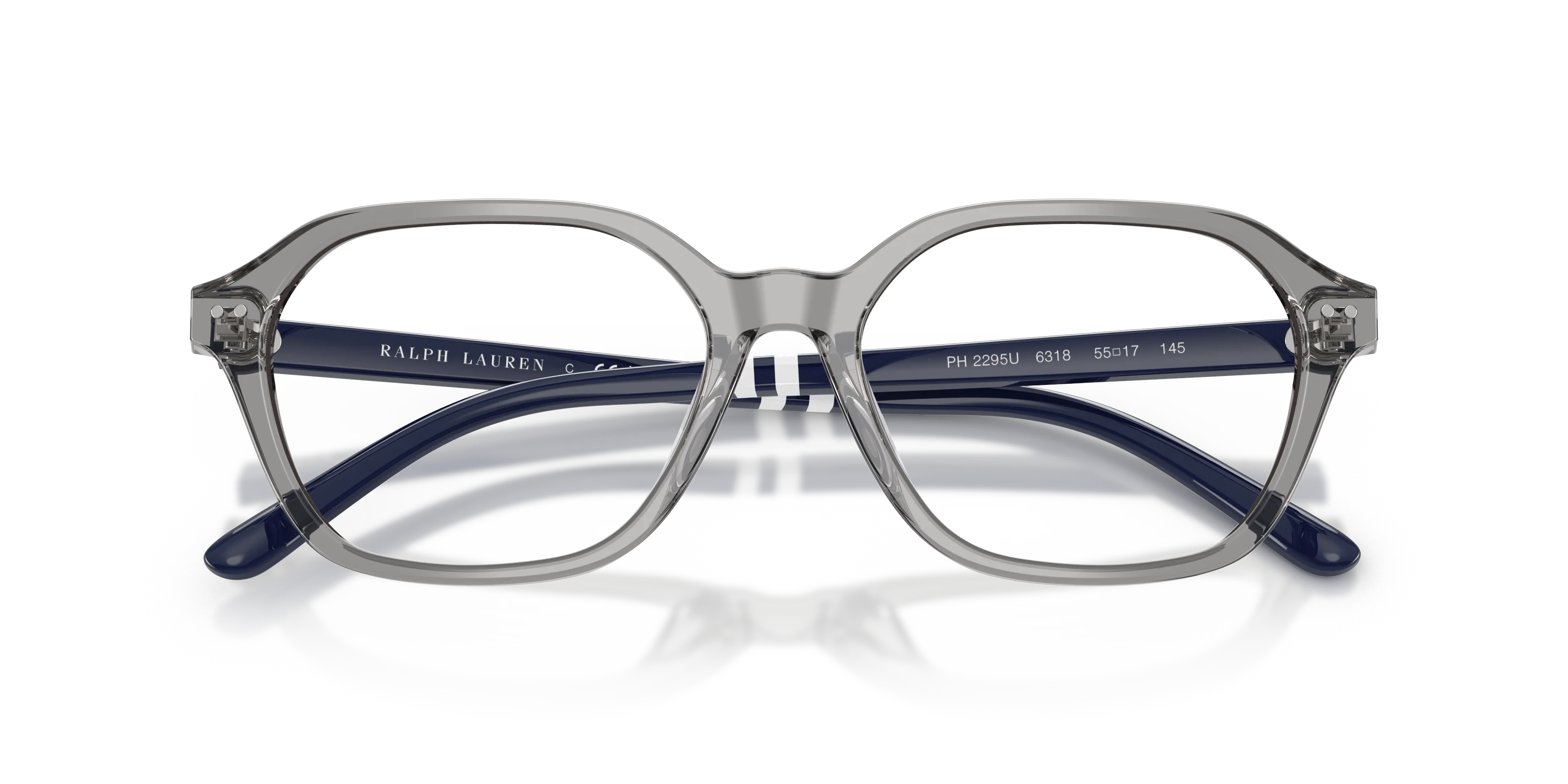 Polo Ralph Lauren PH2295U 6318 Montature da vista Acetato Grigio Squadrata Normale - immagine 2
