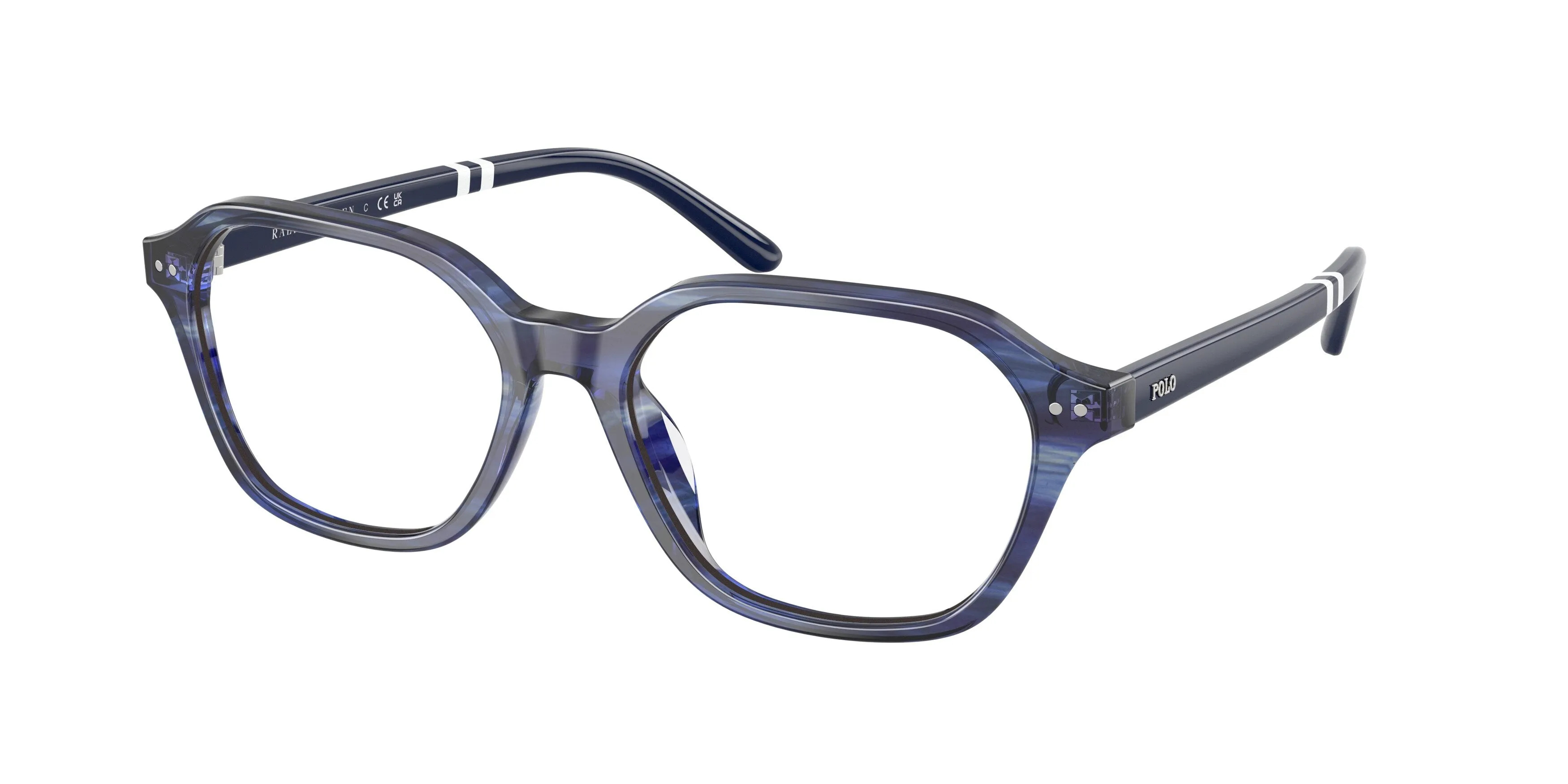 Polo Ralph Lauren PH2295U 6314 Montature da vista Acetato Blu Squadrata Normale - immagine 1