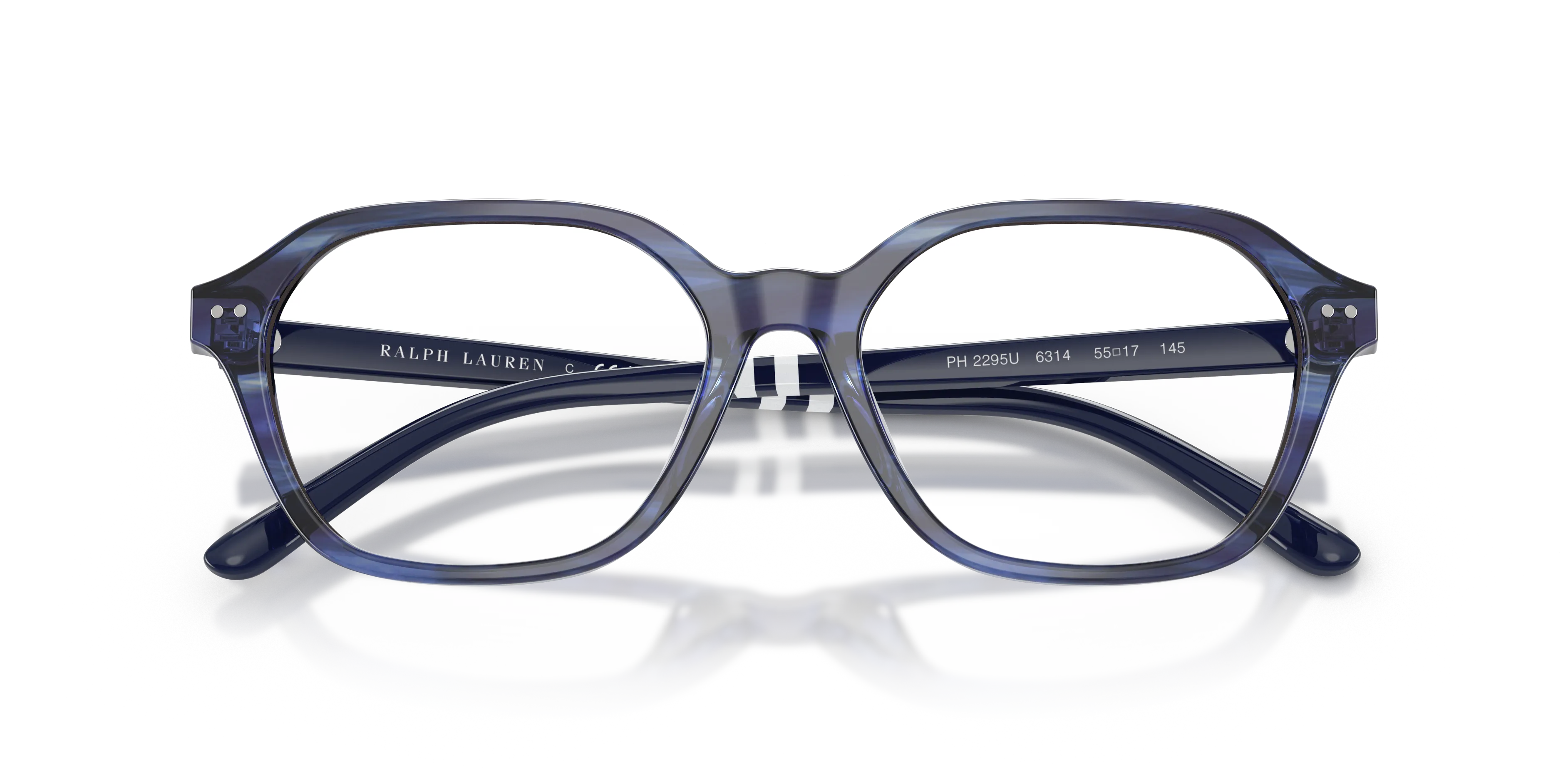 Polo Ralph Lauren PH2295U 6314 Montature da vista Acetato Blu Squadrata Normale - immagine 2
