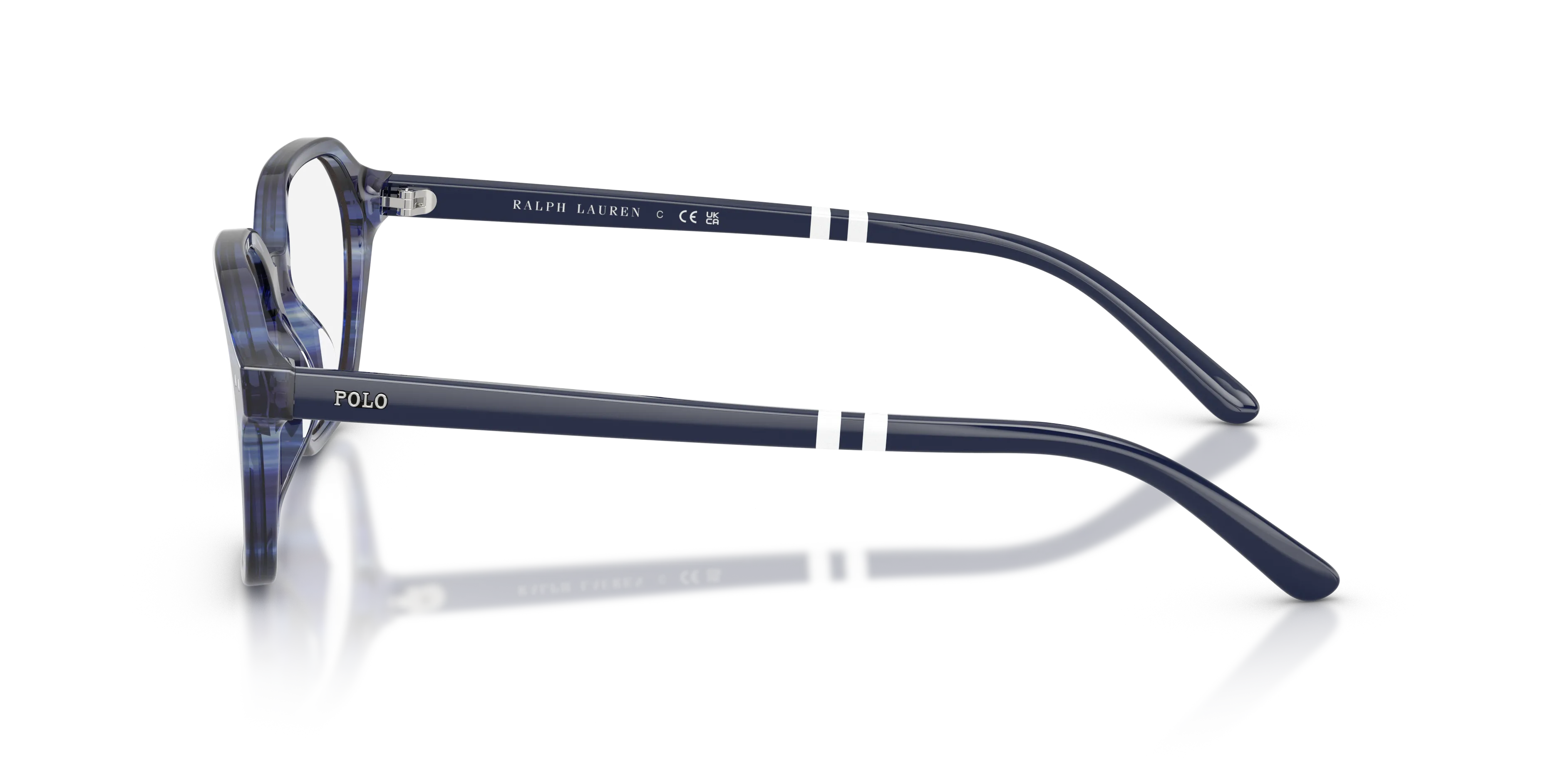 Polo Ralph Lauren PH2295U 6314 Montature da vista Acetato Blu Squadrata Normale - immagine 3