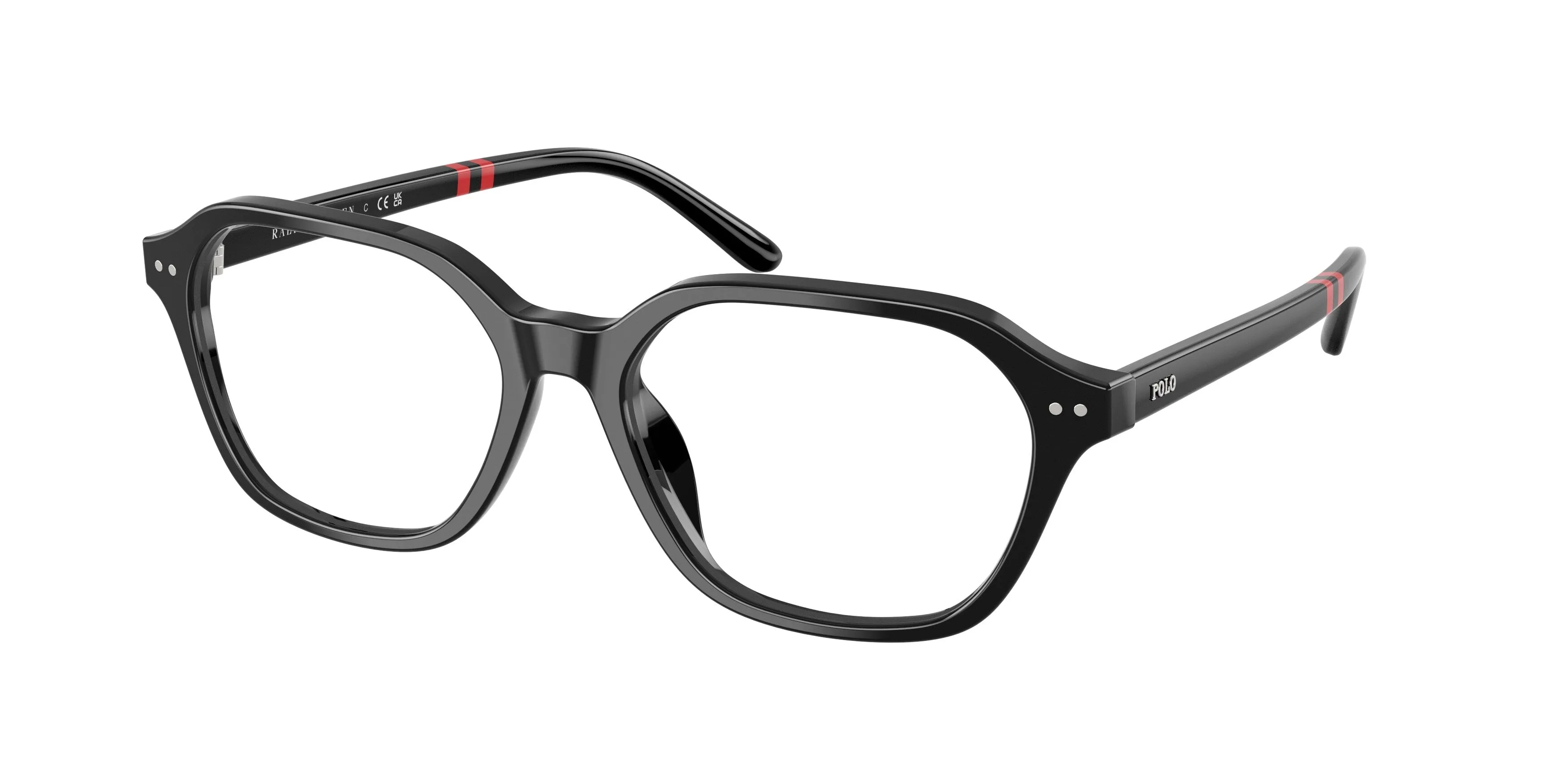 Polo Ralph Lauren PH2295U 5001 Montature da vista Acetato Nero Squadrata Normale - immagine 1