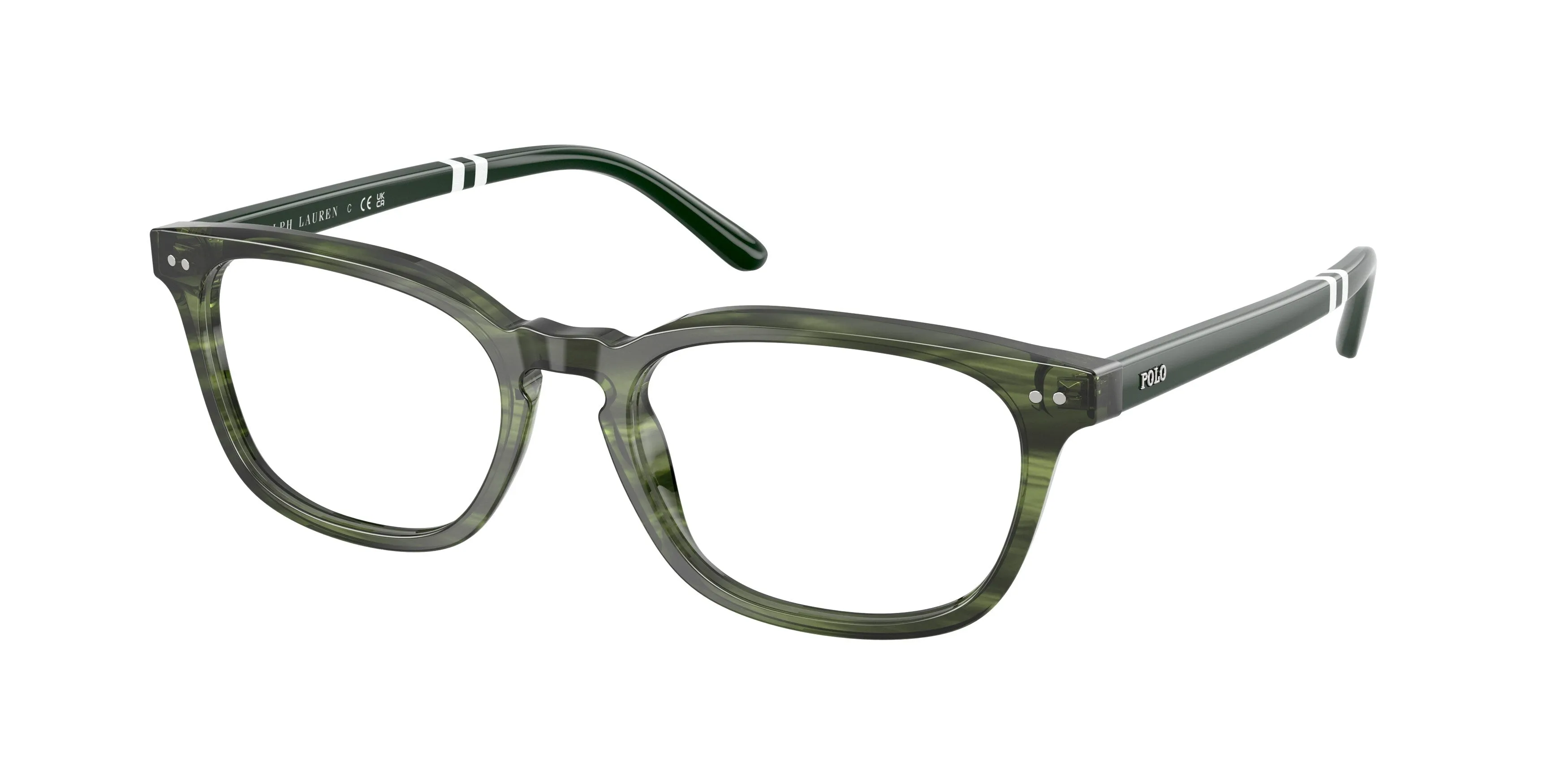 Polo Ralph Lauren PH2294 6316 Montature da vista Acetato Verde Cat Eye Normale - immagine 1