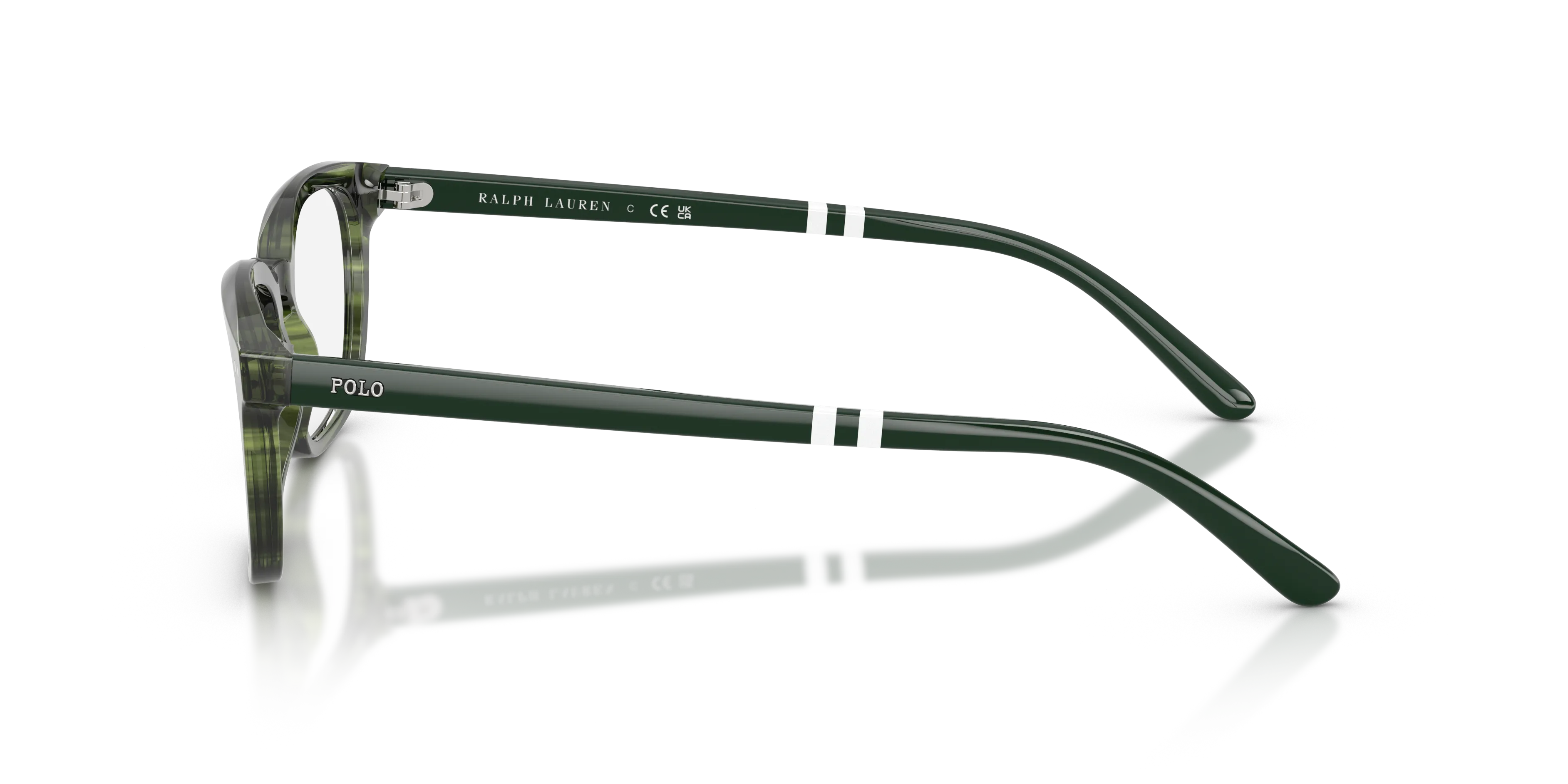 Polo Ralph Lauren PH2294 6316 Montature da vista Acetato Verde Cat Eye Normale - immagine 4
