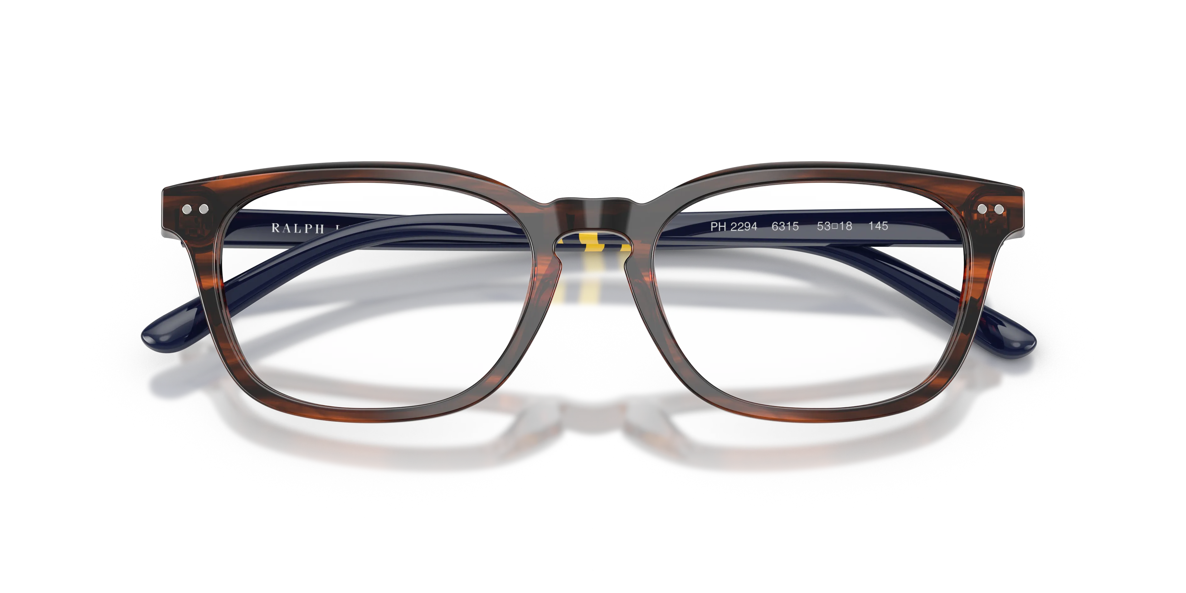 Polo Ralph Lauren PH2294 6315 Montature da vista Acetato Marrone Cat Eye Normale - immagine 2