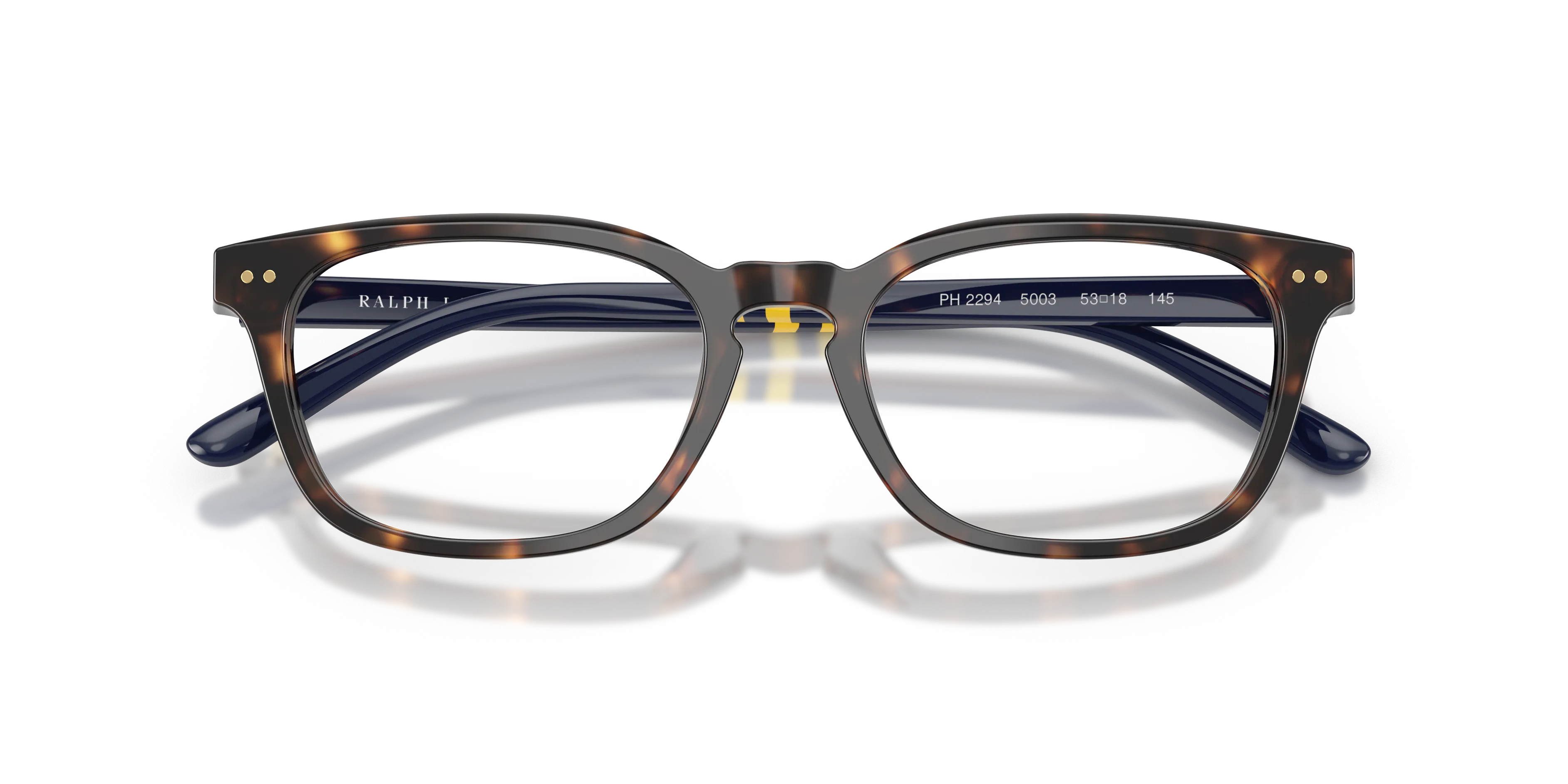 Polo Ralph Lauren PH2294 5003 Montature da vista Acetato Tartaruga Cat Eye Normale - immagine 2