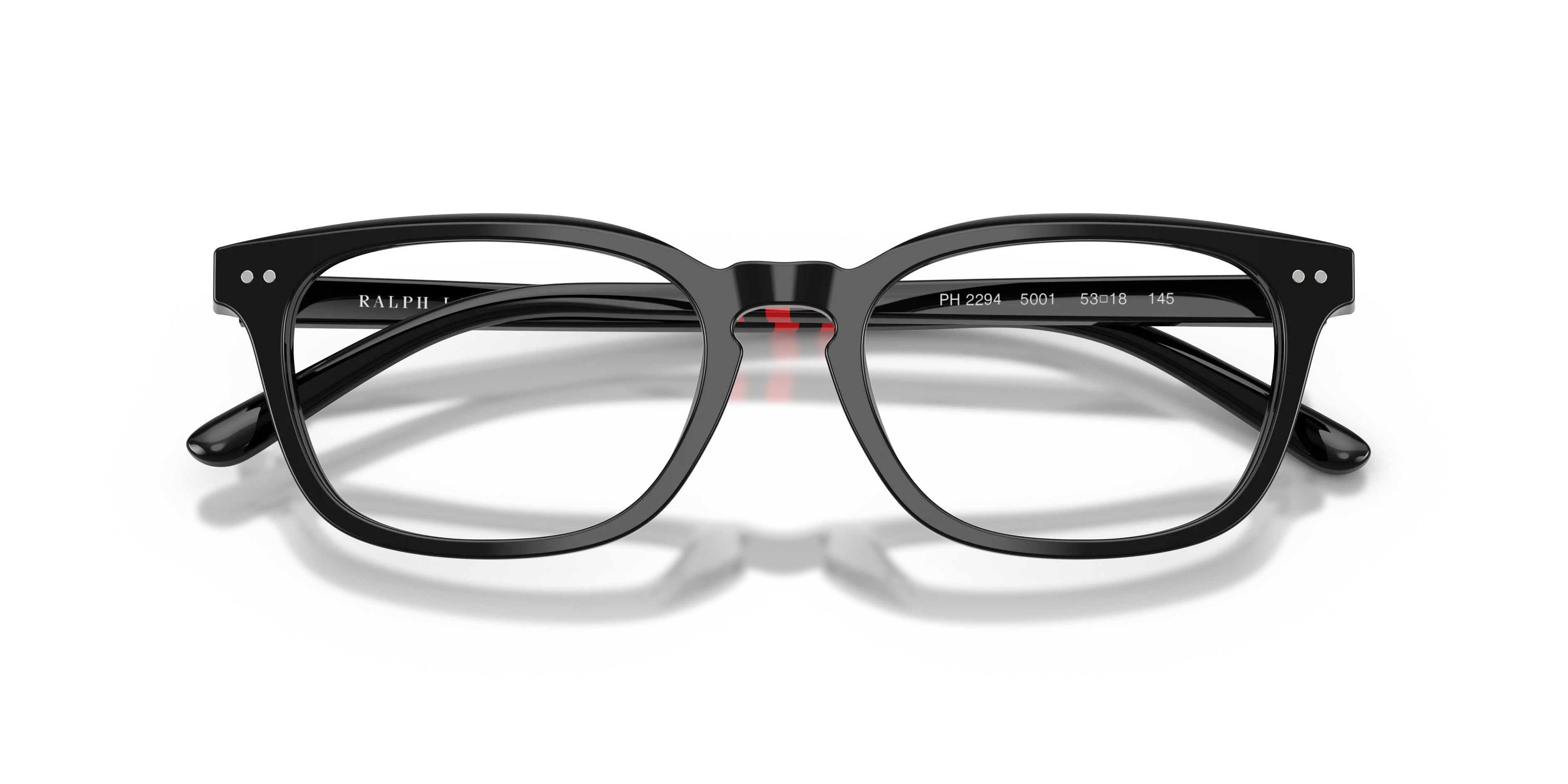 Polo Ralph Lauren PH2294 5001 Montature da vista Acetato Nero Cat Eye Normale - immagine 2