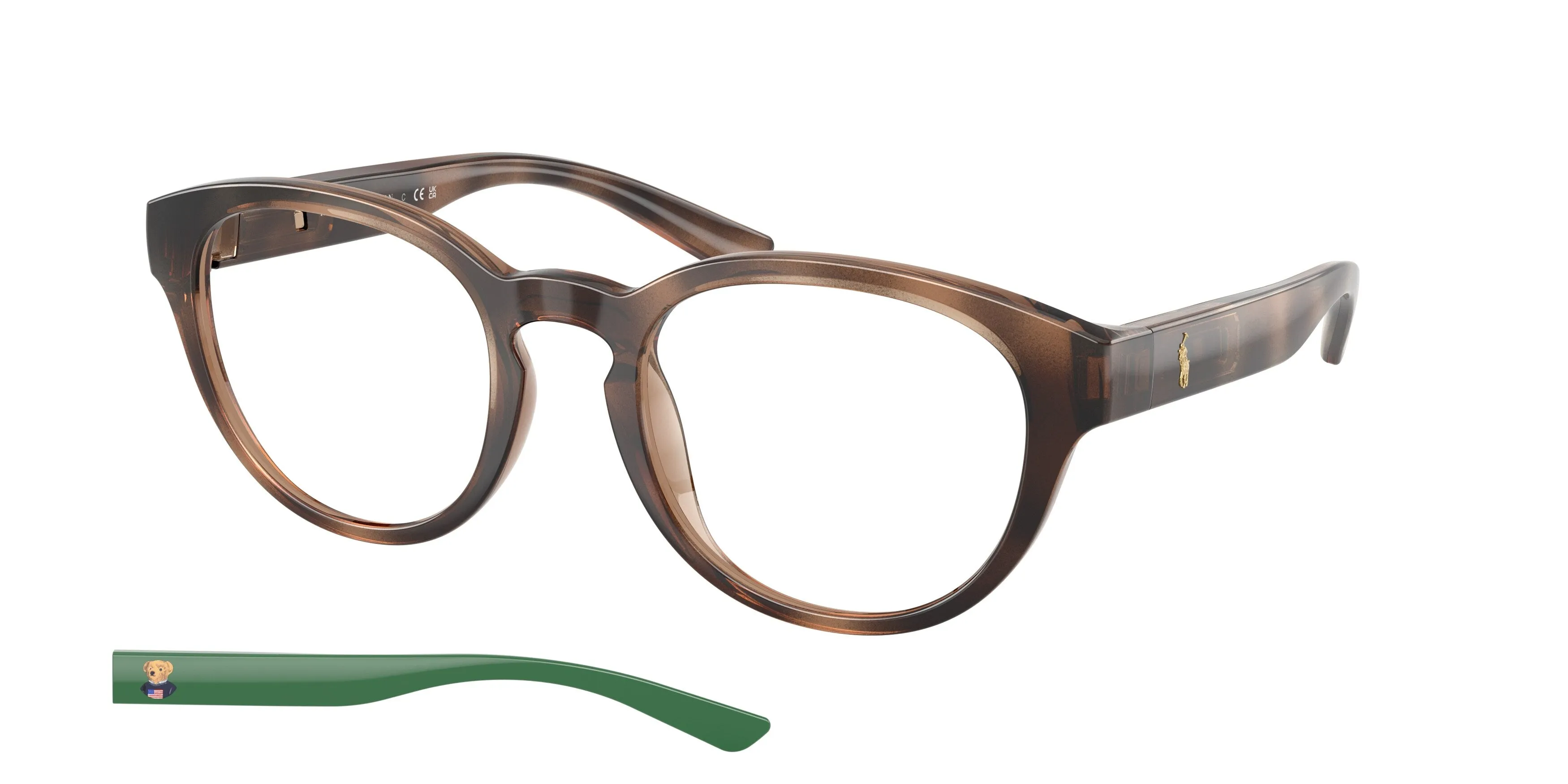 Polo Ralph Lauren PH2293U 6070 Montature da vista Iniettato Tartaruga Pantos Normale - immagine 1