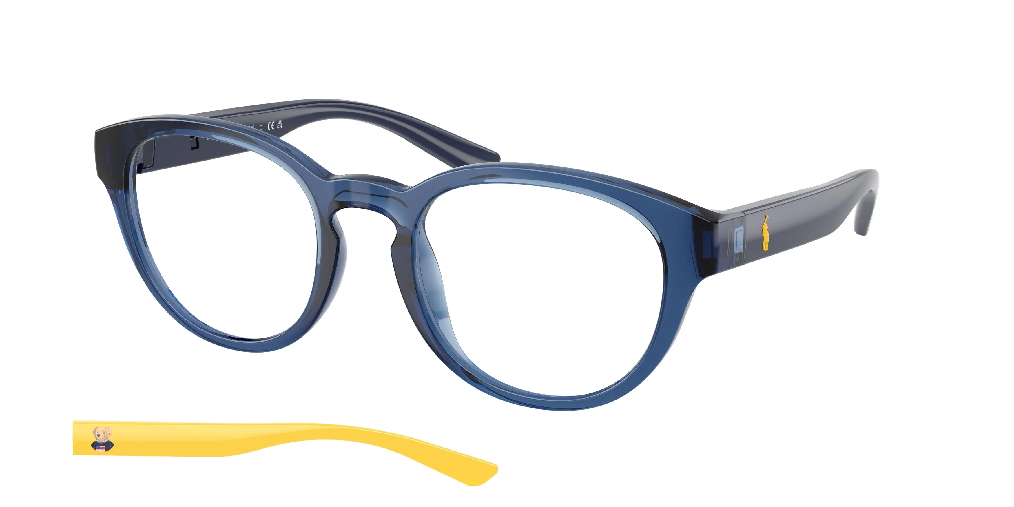 Polo Ralph Lauren PH2293U 5717 Montature da vista Iniettato Blu Pantos Normale - immagine 1