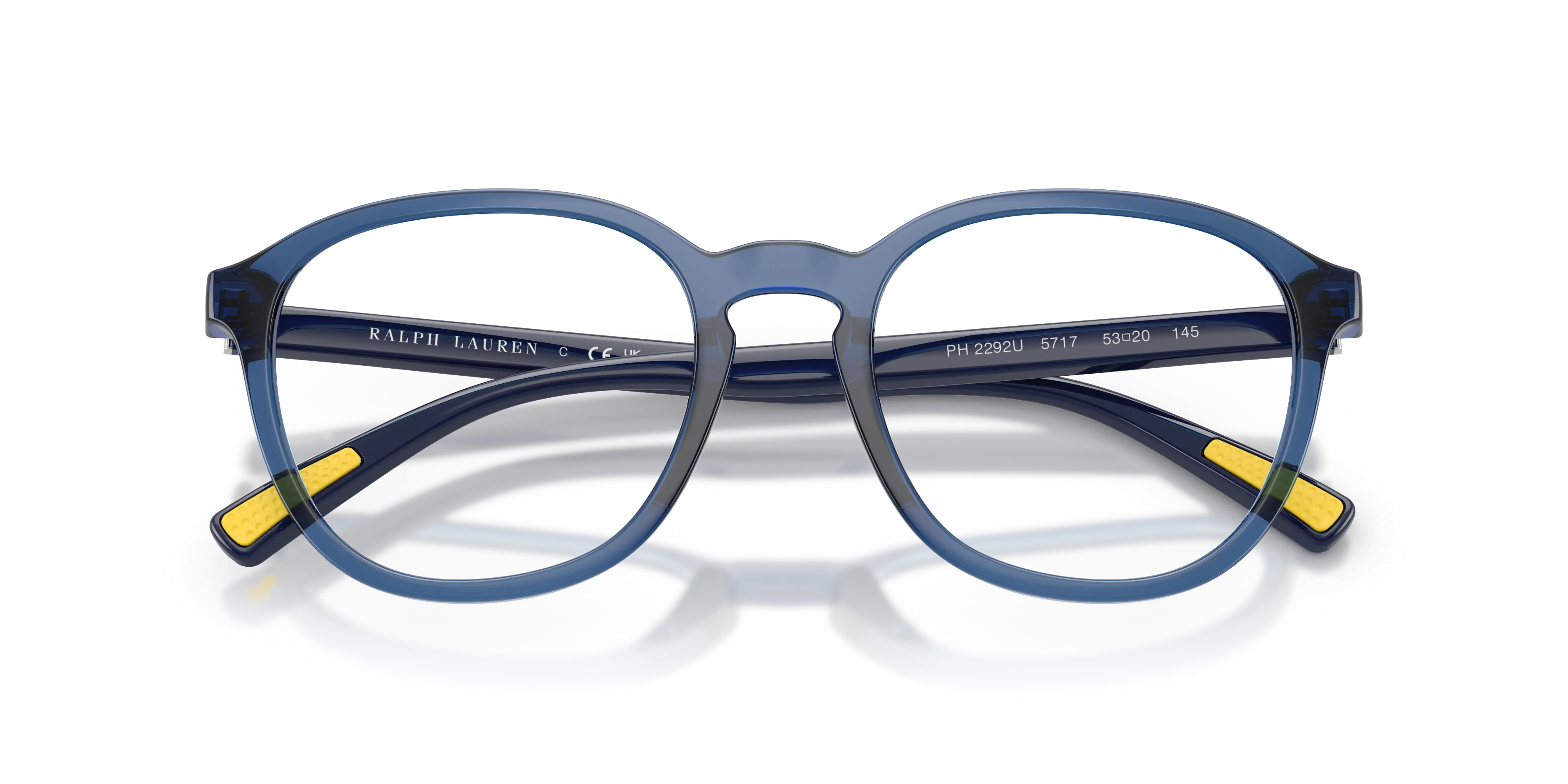 Polo Ralph Lauren PH2292U 5717 Montature da vista Iniettato Blu Squadrata Normale - immagine 2