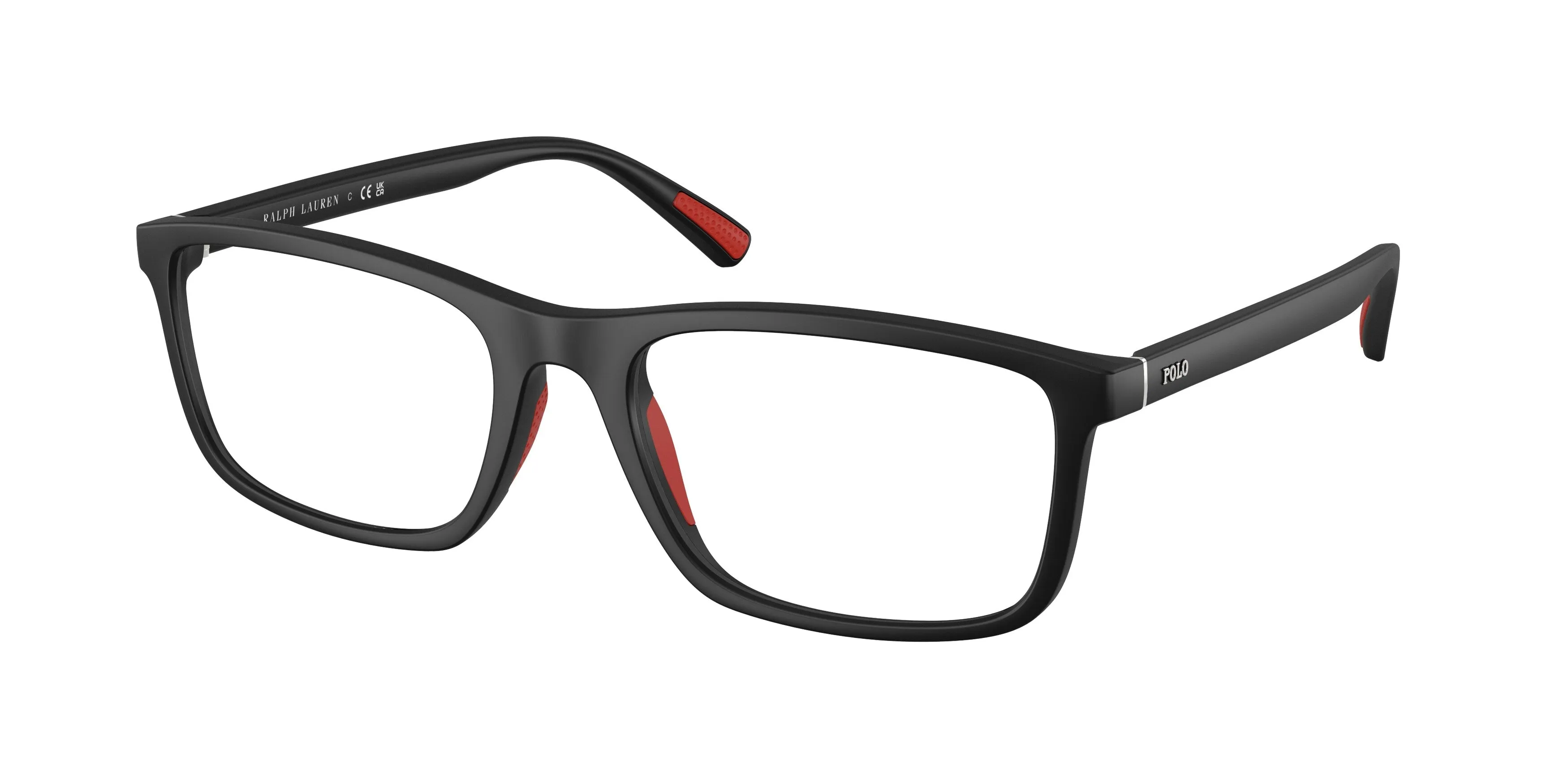 Polo Ralph Lauren PH2291U 5504 Montature da vista Iniettato Nero Squadrata Normale - immagine 1