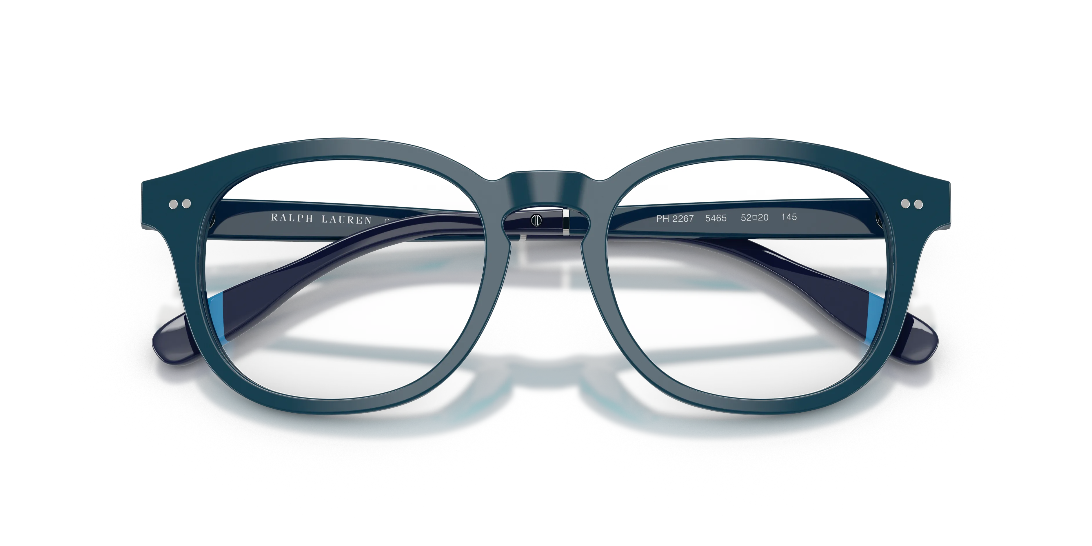 Polo Ralph Lauren PH2267 5465 Montature da vista Acetato Blu Squadrata Normale - immagine 2