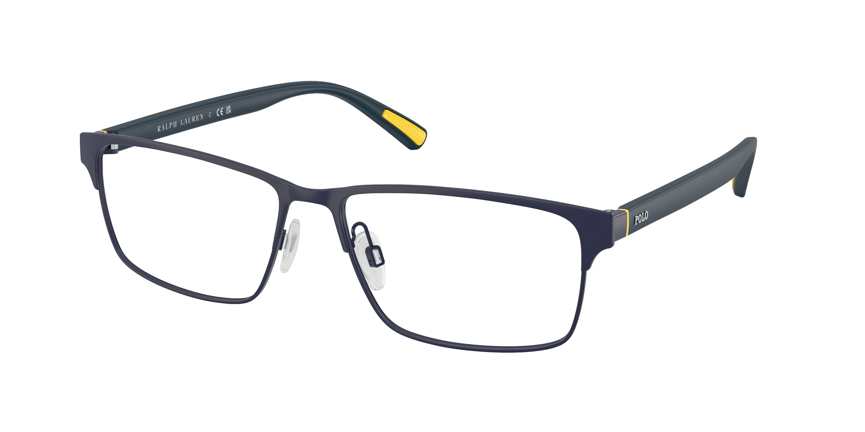 Polo Ralph Lauren PH1243 9273 Montature da vista Metallo Blu Squadrata Normale - immagine 1